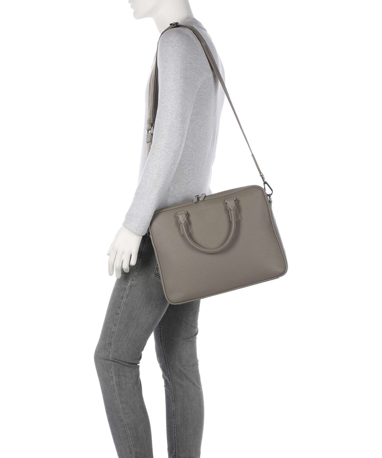 BOSS Crosstown Laptop bag open green