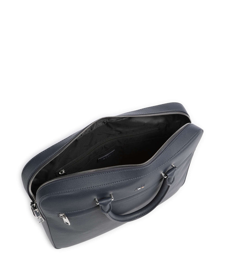 BOSS Ray Briefcase open blue