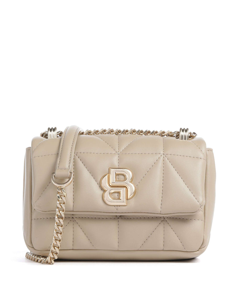 BOSS B Icon Shoulder Bag M, Sac d'épaule Femme, Light Beige, Taille BOSS B Icon Shoulder Bag M, Sac d'épaule Femme, Light Beige, Taille