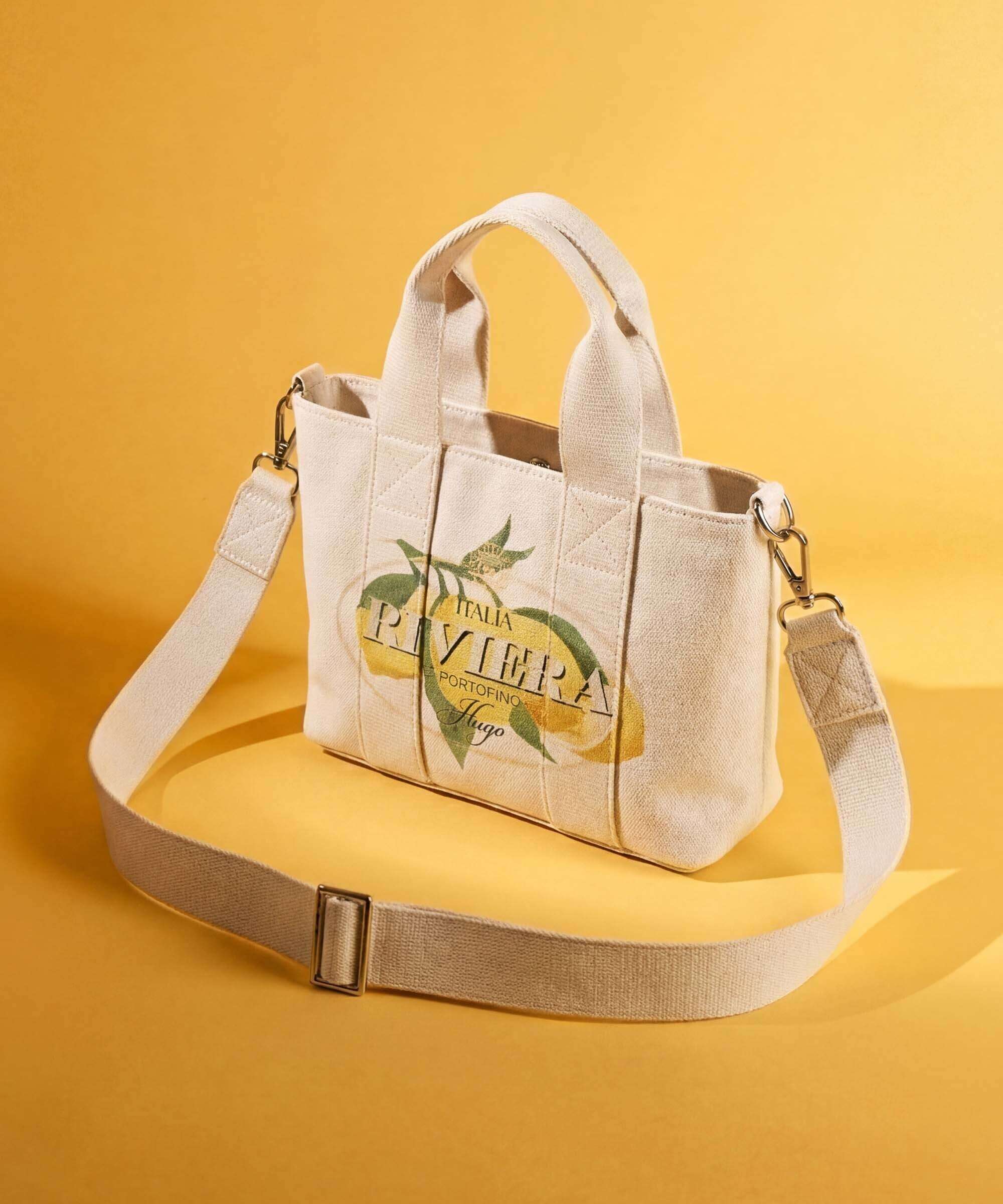 Hugo Becky Mini Handbag open white