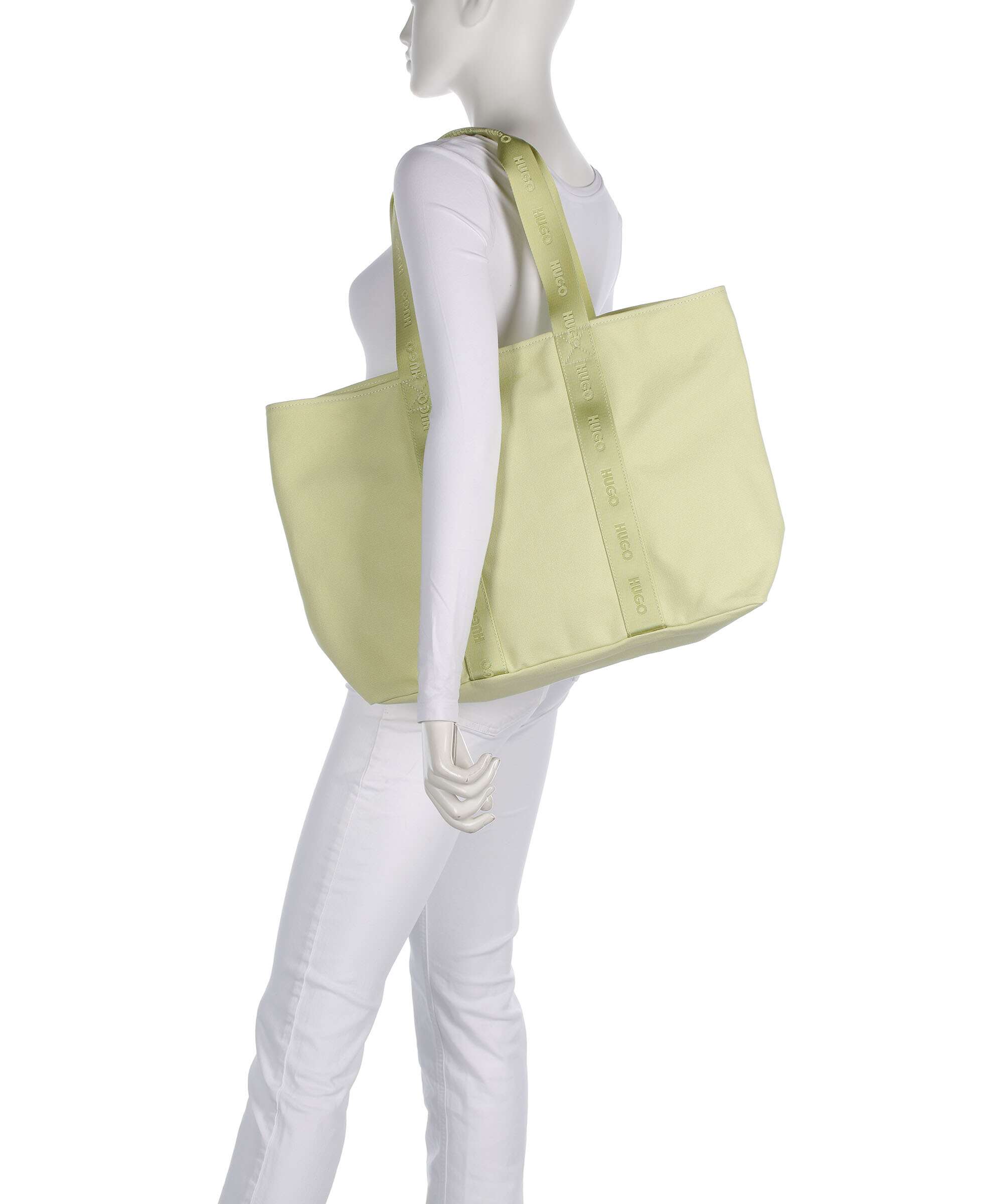 Hugo Becky Tote bag lemon yellow