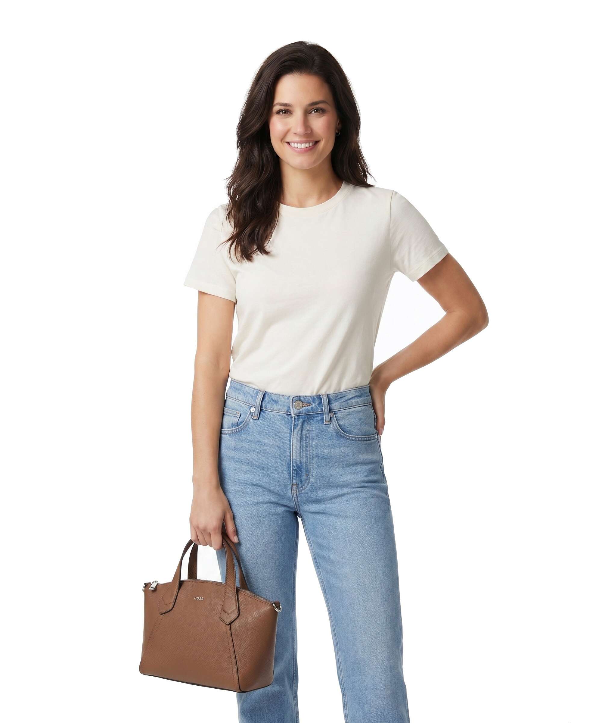BOSS Lenah S Handbag medium brown