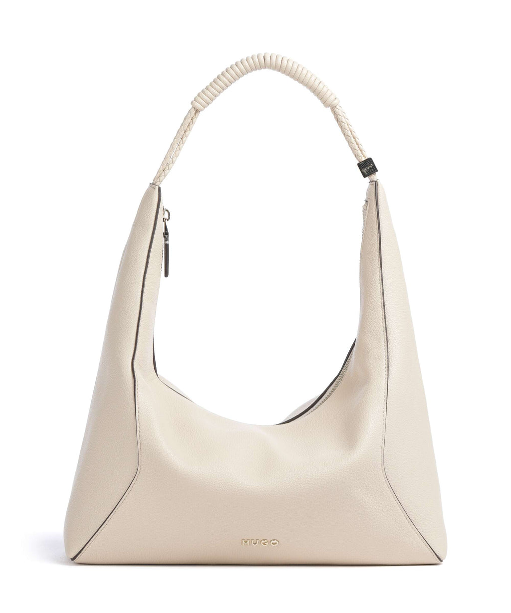 Hugo Brielle Hobo bag open white
