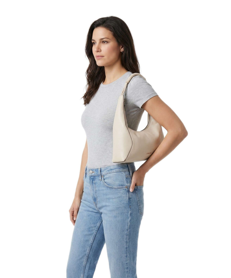 Hugo Brielle Hobo bag open white