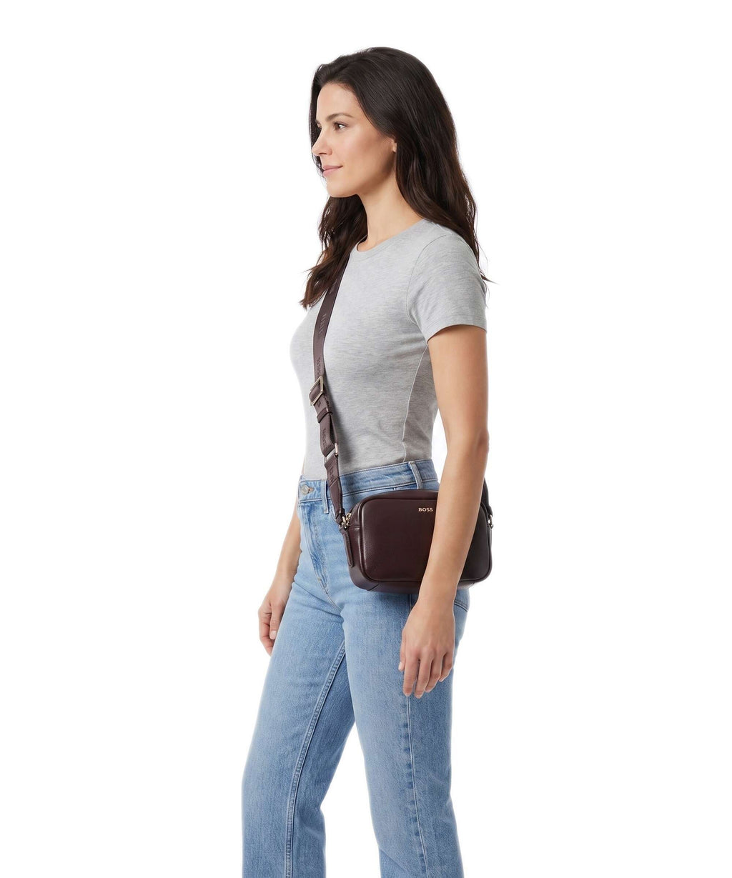 BOSS Sandy Crossbody bag open purple