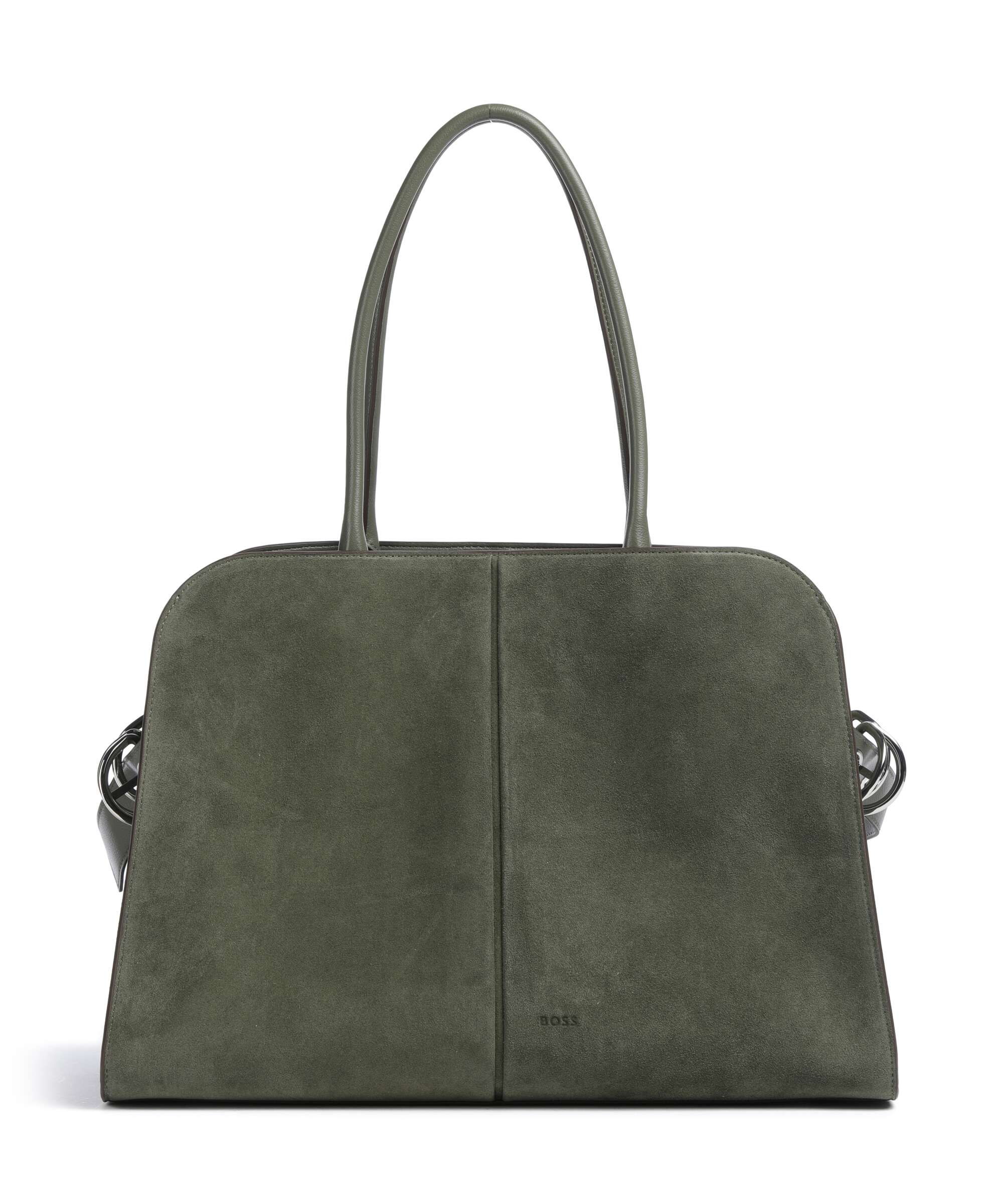BOSS Clarice Tote bag dark green