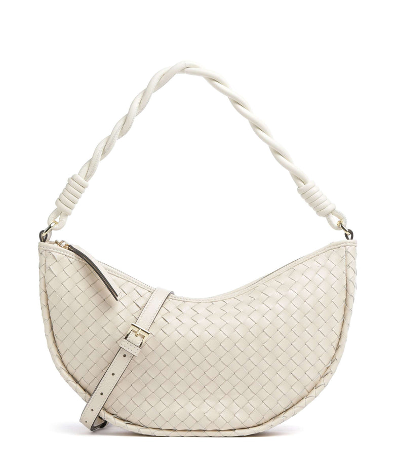Abro Piuma Moon Shoulder bag beige
