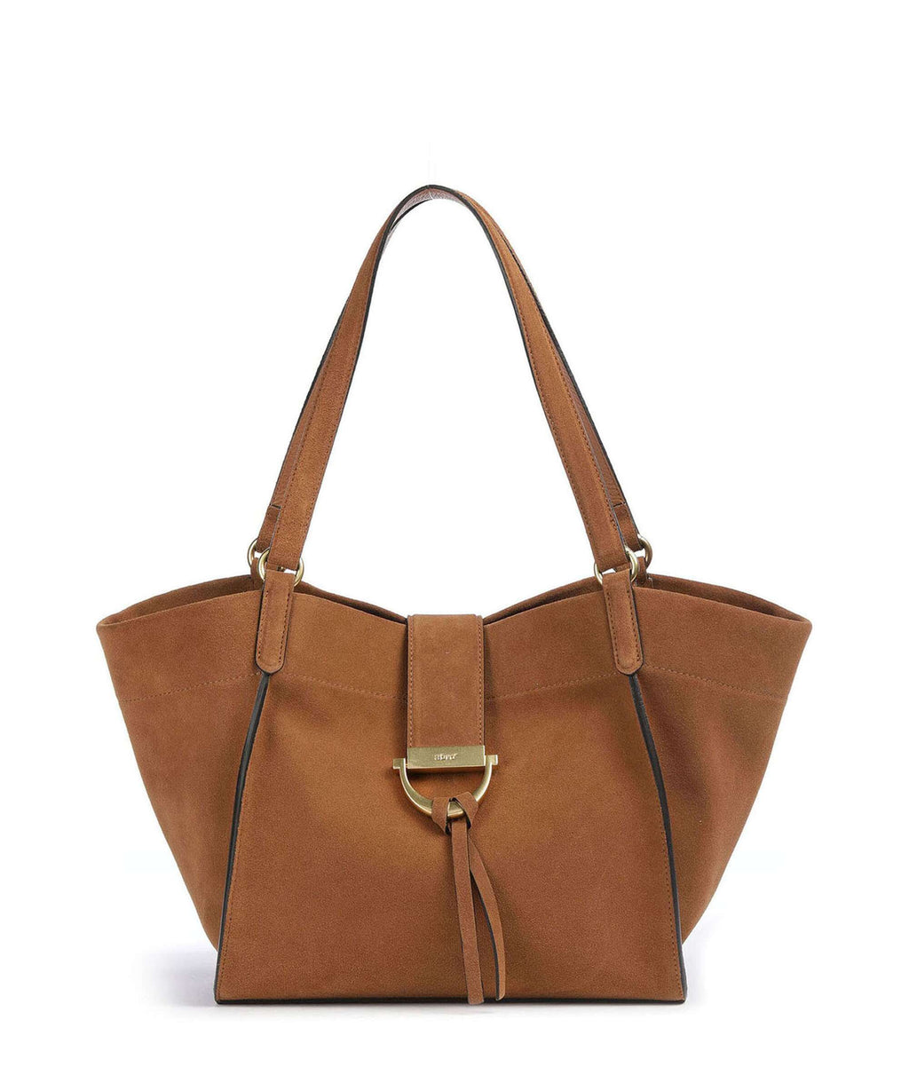 Abro Suede Temi Tote bag cuoio