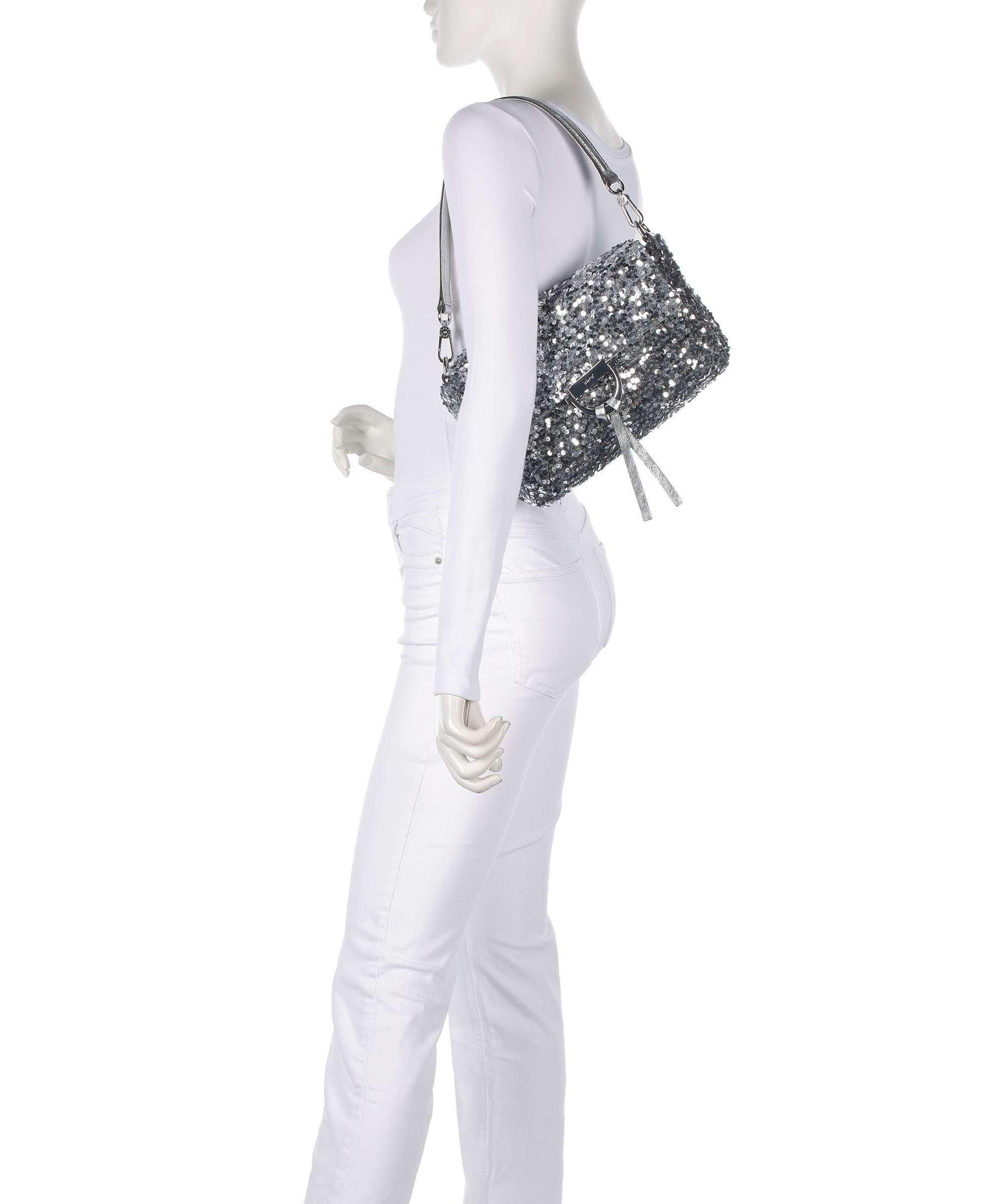 Abro Sequins Temi Shoulder bag silver