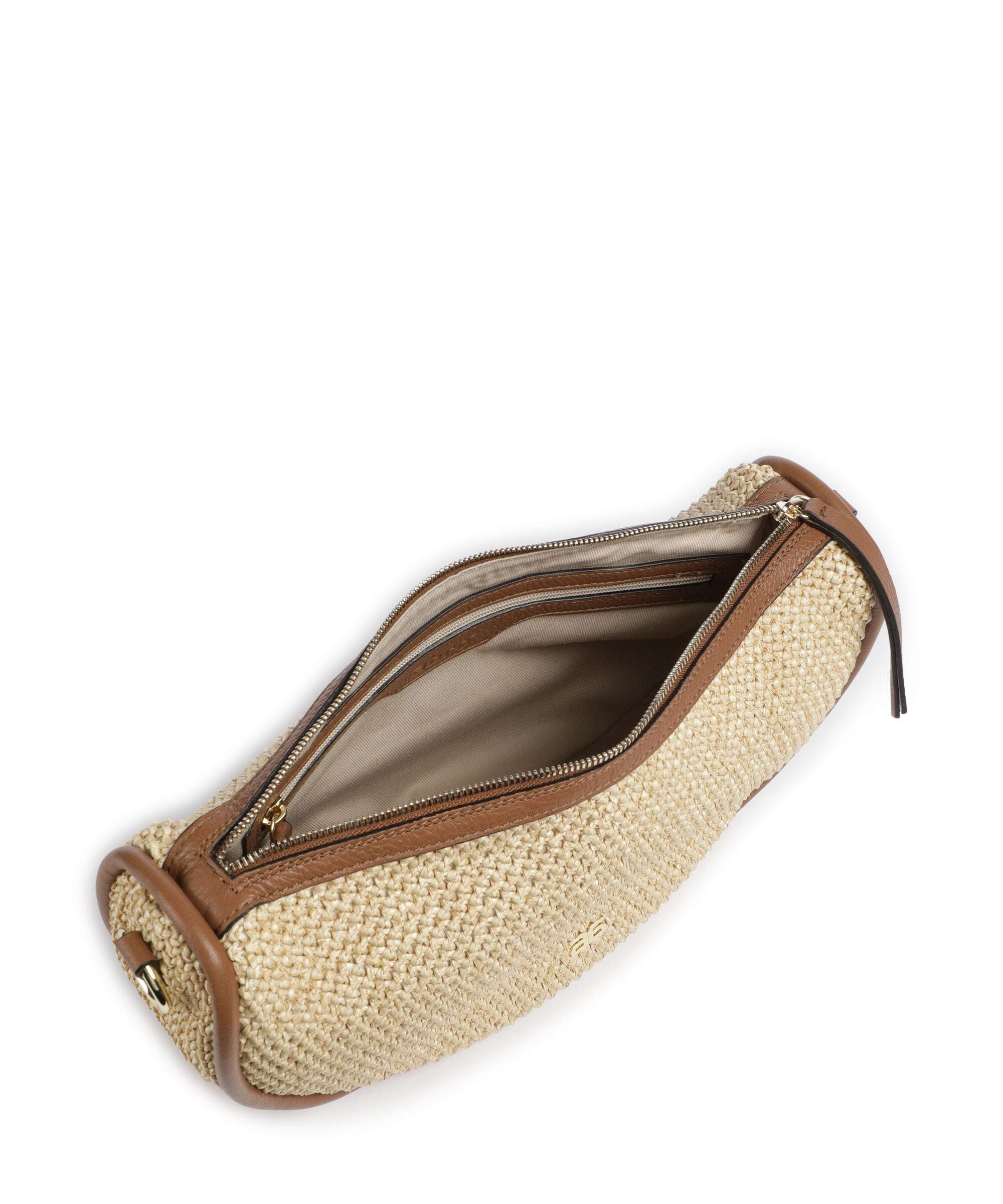 Abro Maglia Raffia Willow Hobo bag natural