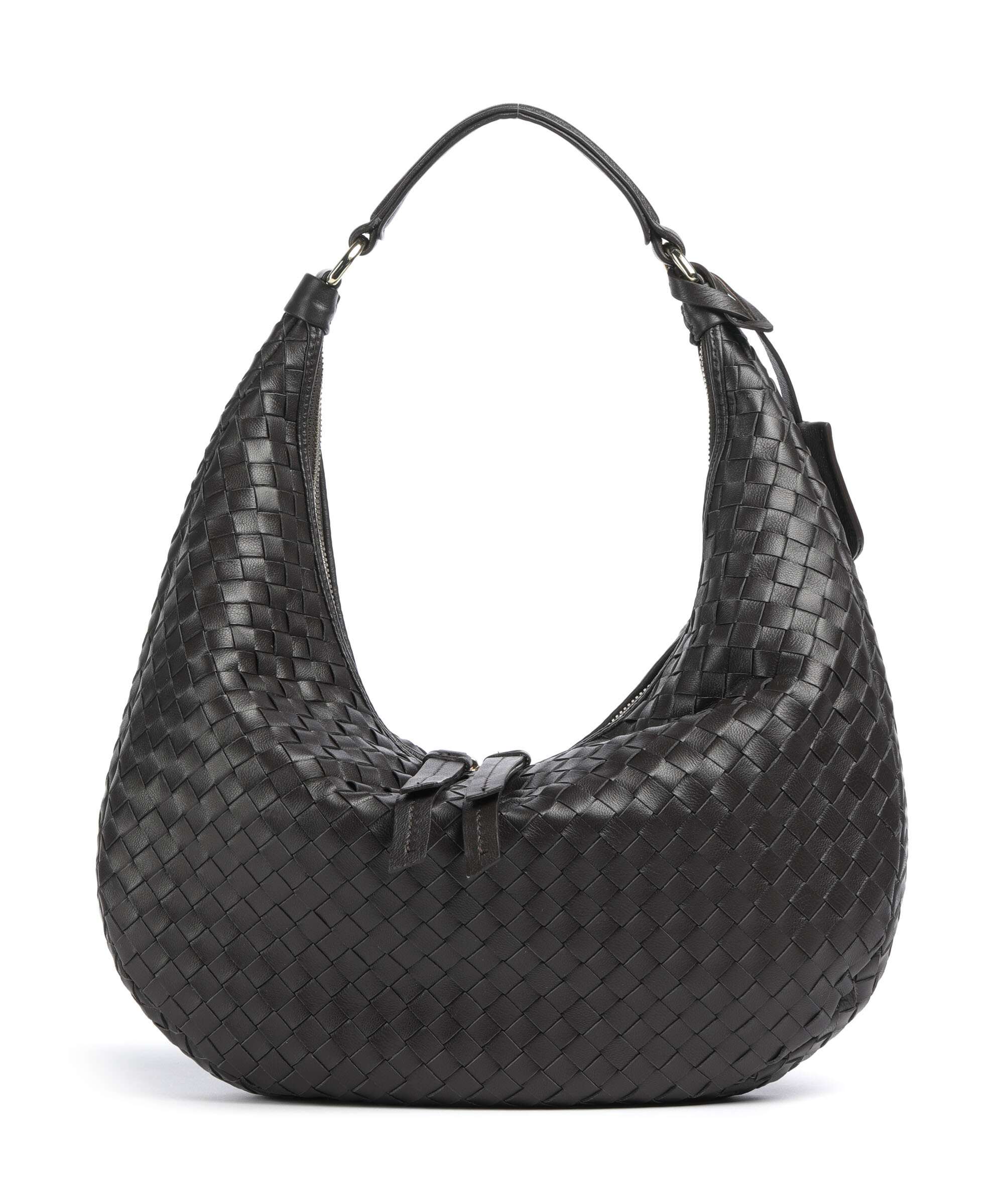 Abro Piuma Nana Small Hobo bag dark brown