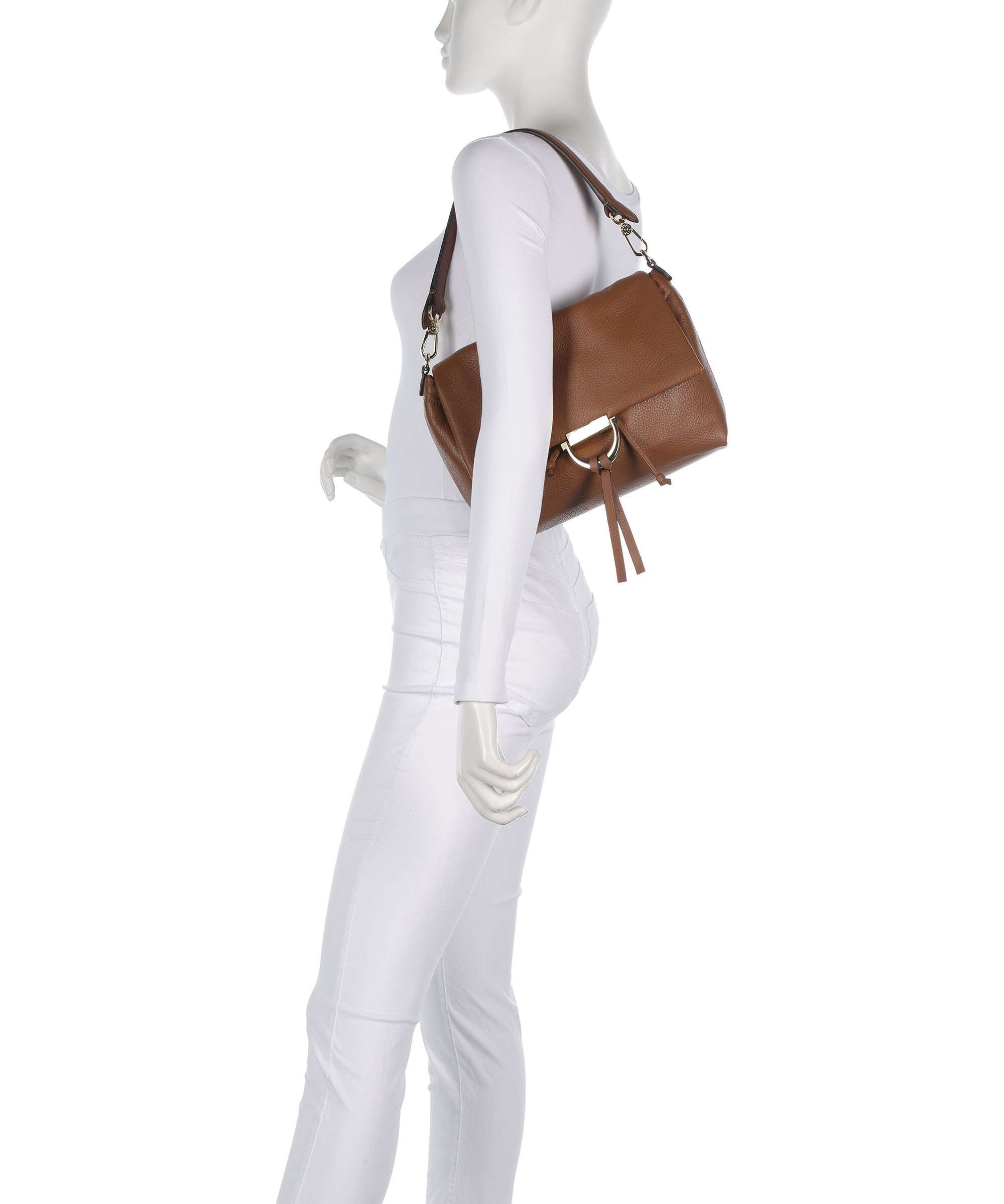 Abro Dalia Temi Medium Shoulder bag caramel/cognac