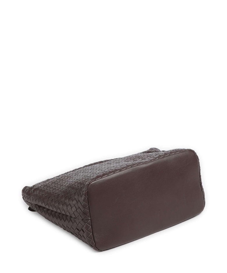 Abro Piuma Ebony Hobo bag wood