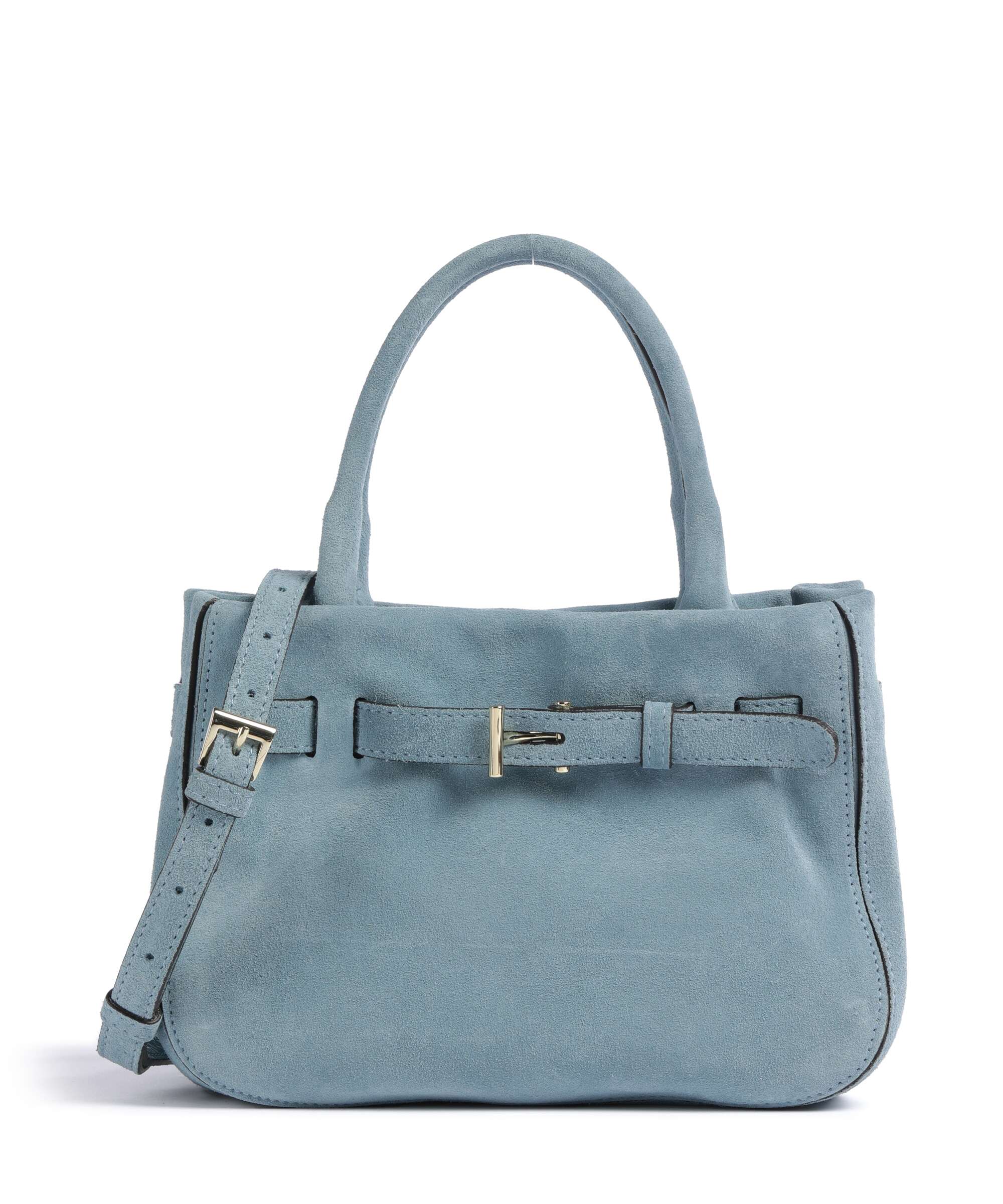 Abro Suede Jill Handbag sapphire