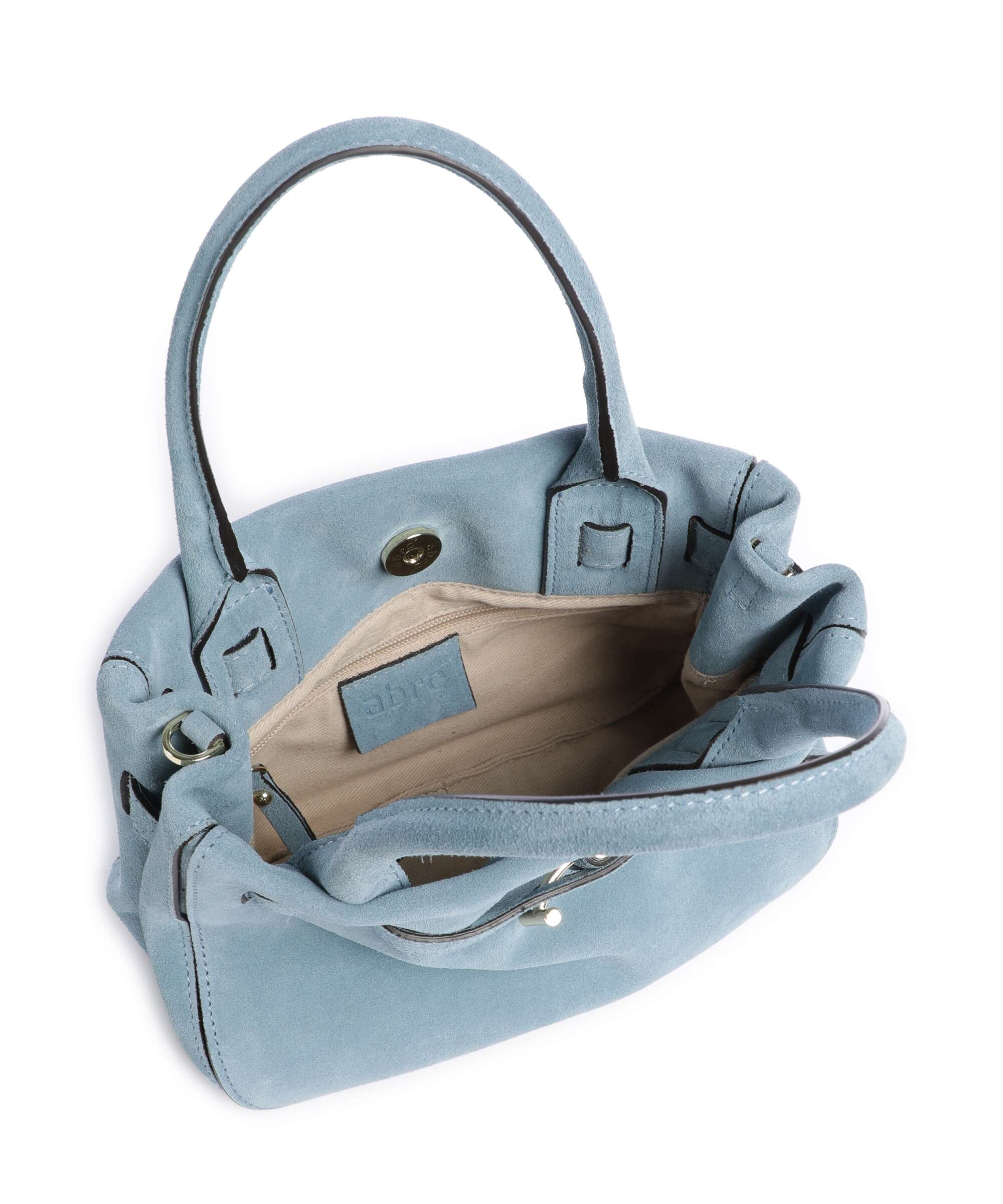 Abro Suede Jill Handbag sapphire