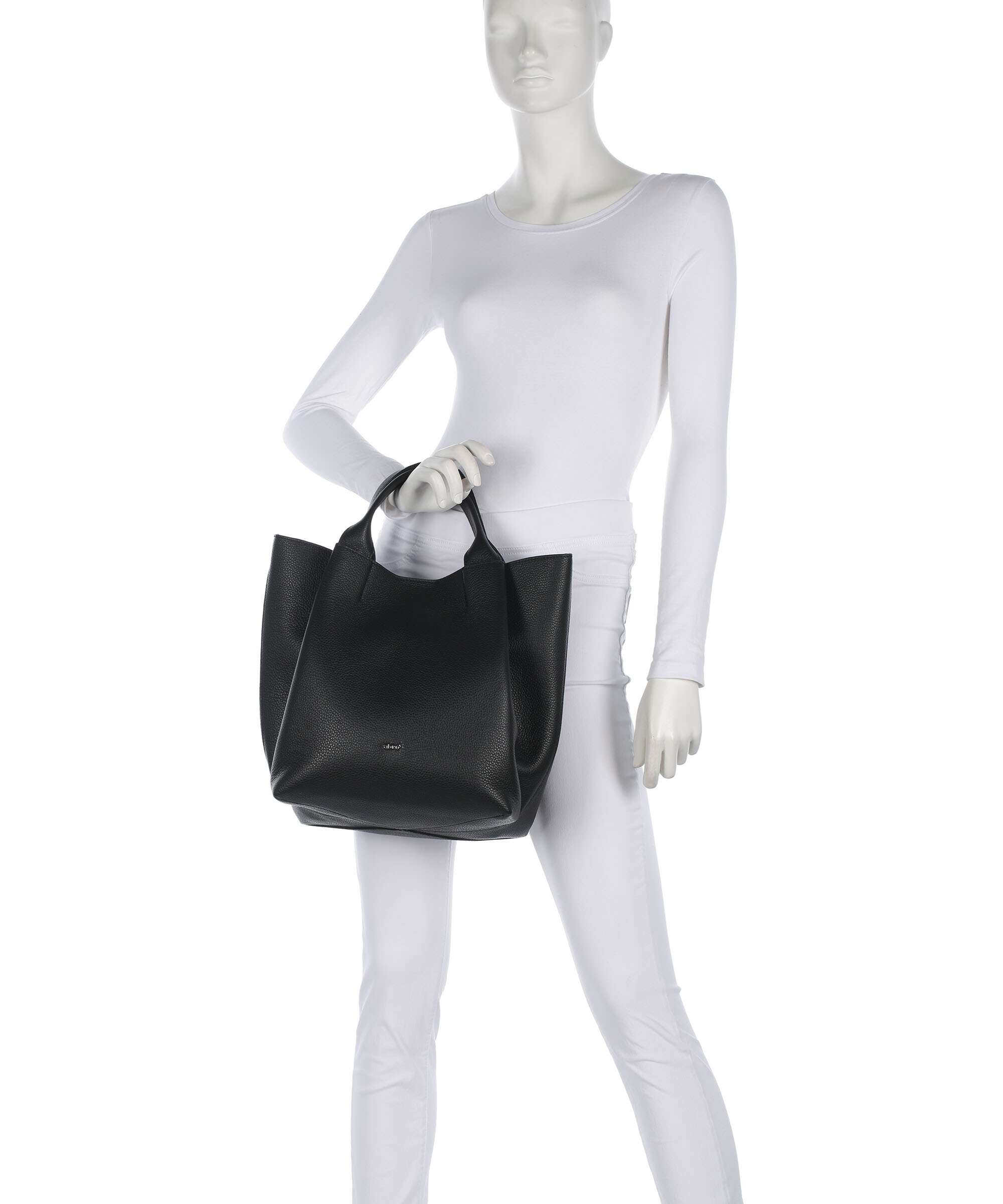 Abro Agave Essential Medium Handbag black/nickel