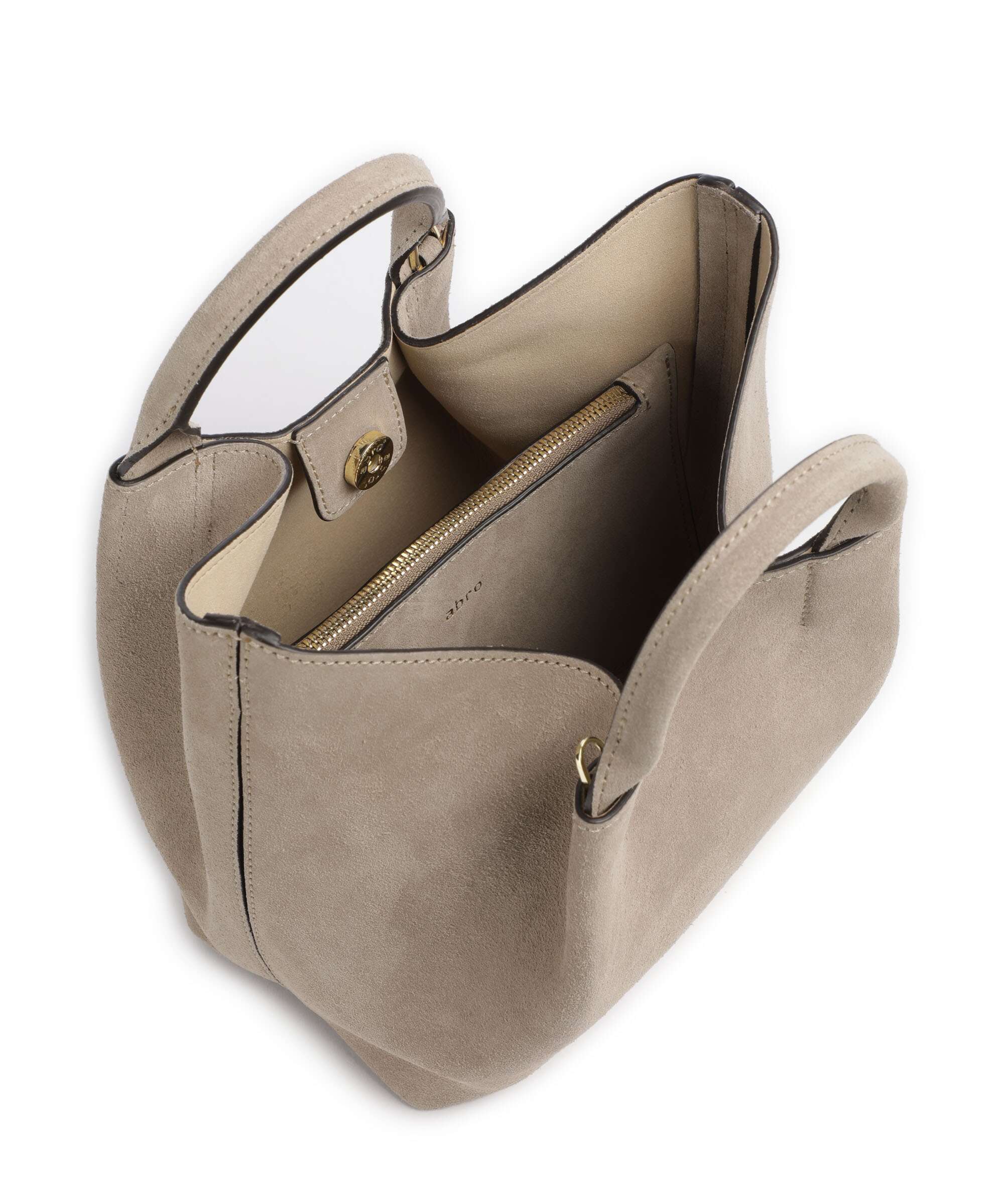 Abro Suede Essential Small Handbag siena