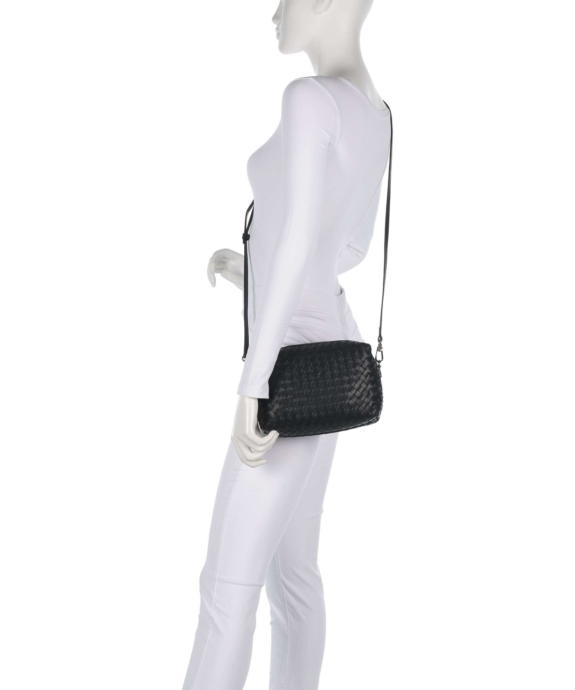 Abro Piuma Kaia Crossbody bag black/nickel