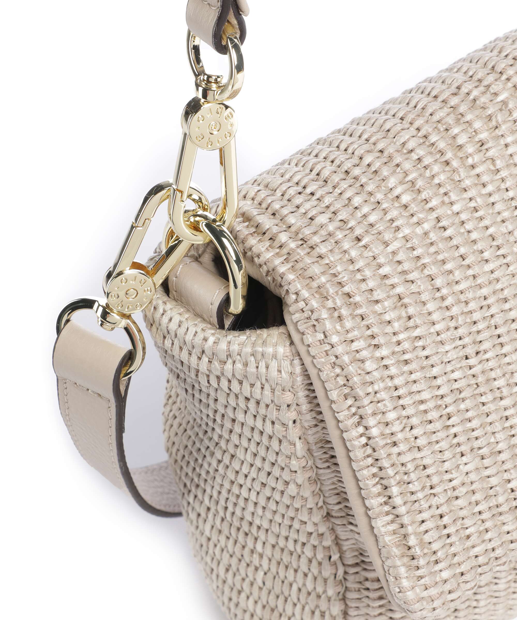 Abro Raffia Classica Temi Shoulder bag sahara