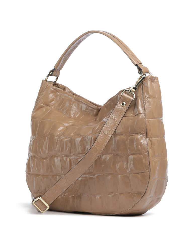 Abro Maxxi Cocco Mia Hobo bag cappuccino