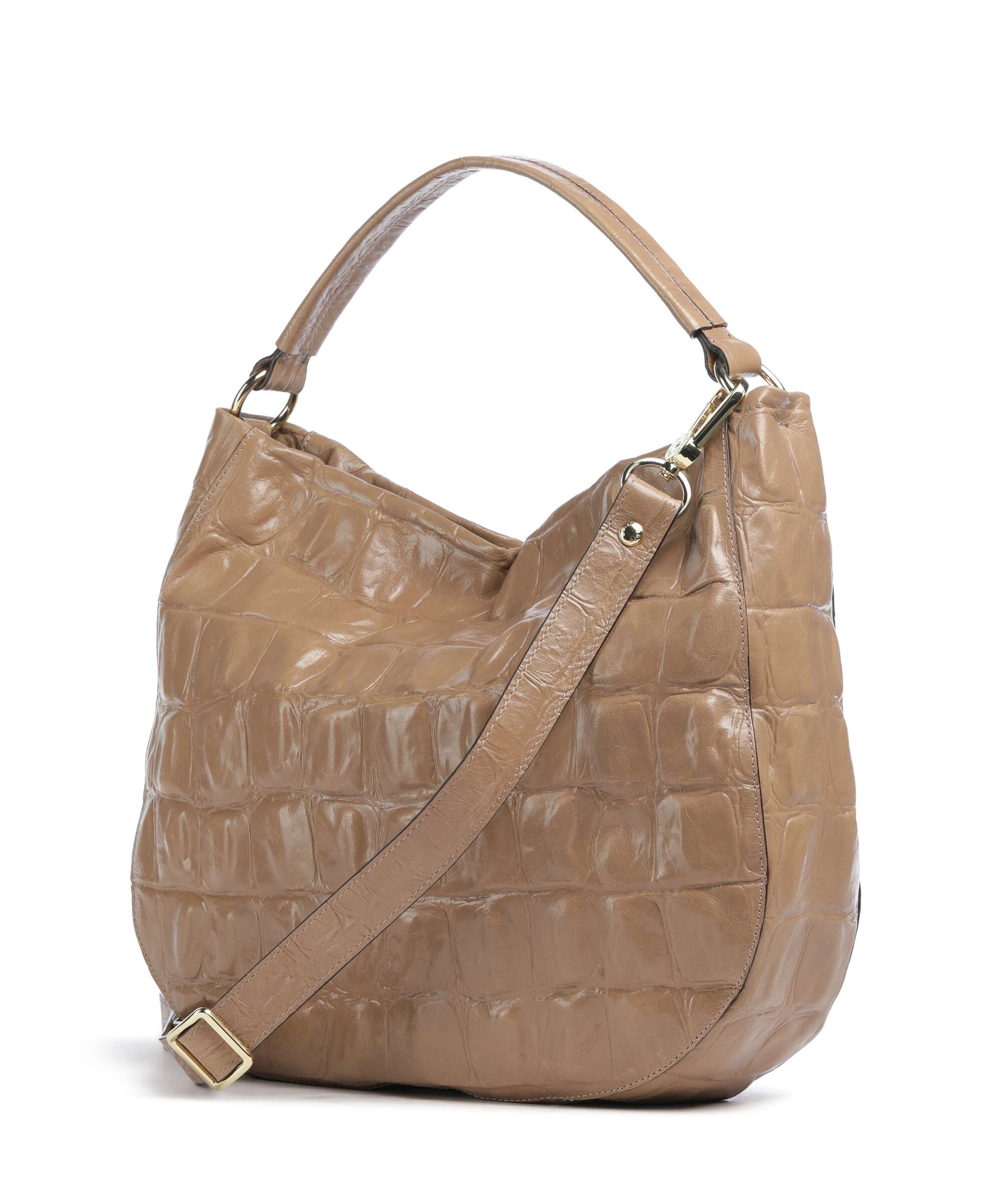Abro Maxxi Cocco Mia Hobo bag cappuccino