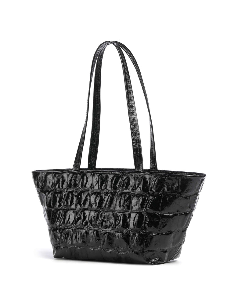 Abro Maxxi Cocco Alba Tote bag black/nickel