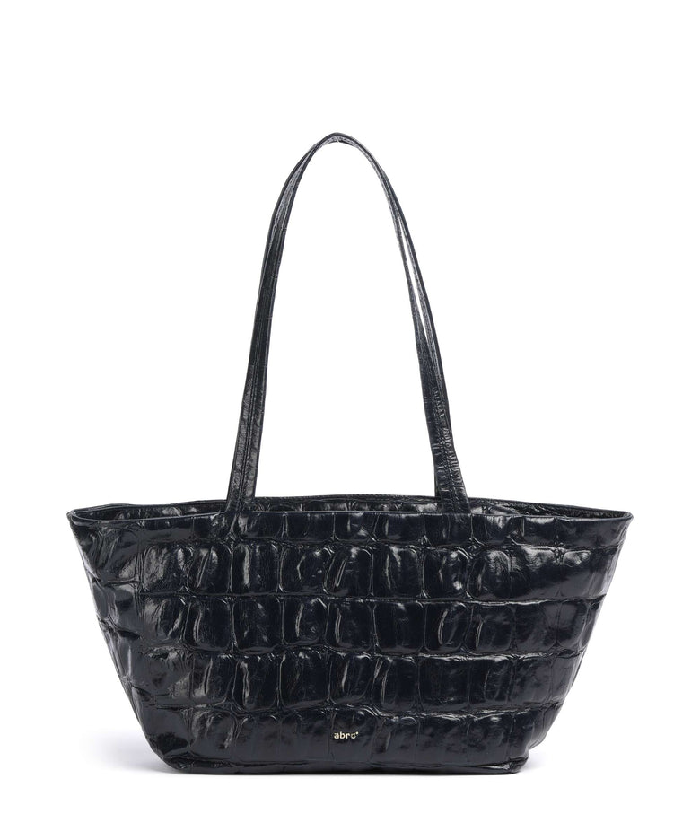 Abro Maxxi Cocco Alba Tote bag navy