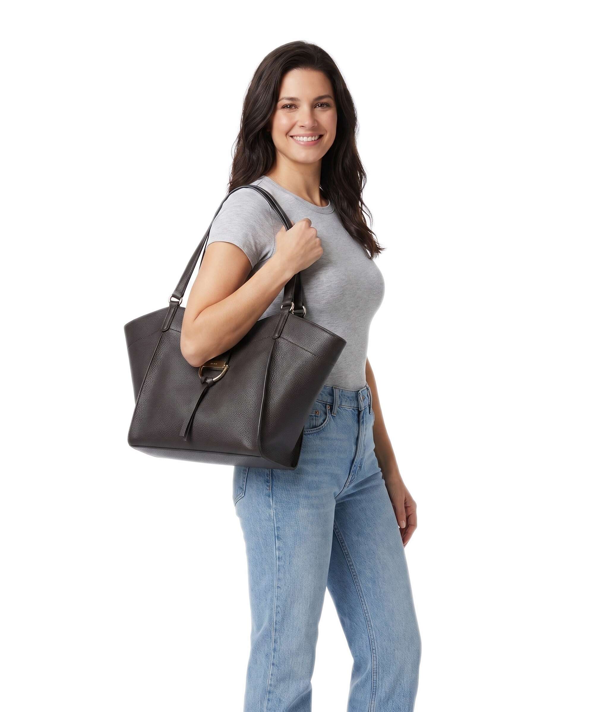 Abro Agave Temi Tote bag dark brown