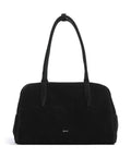 Abro Suede Amara Shoulder bag black/nickel