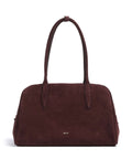 Abro Suede Amara Shoulder bag burgundy
