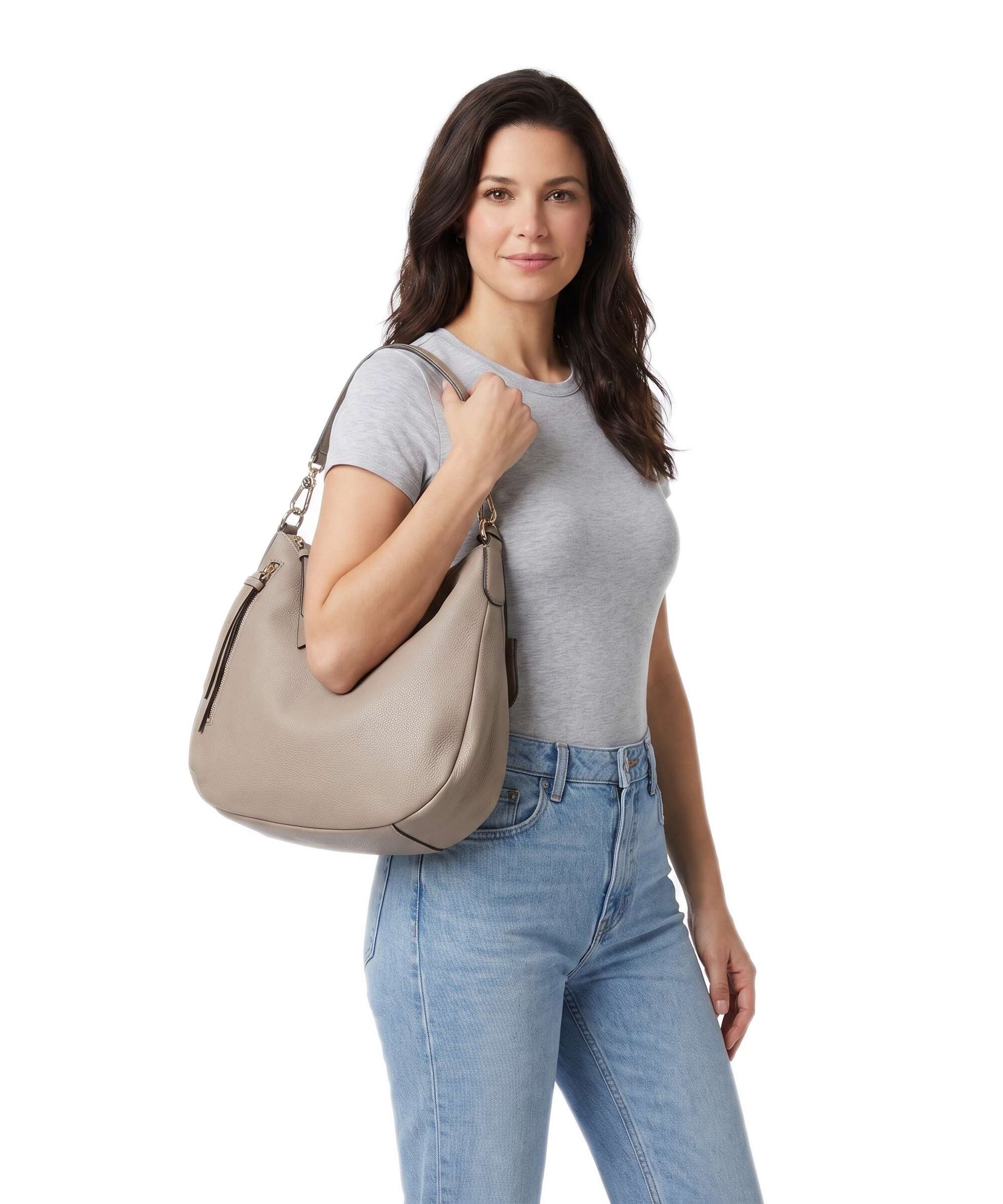 Abro Adria Juna Small Hobo bag siena