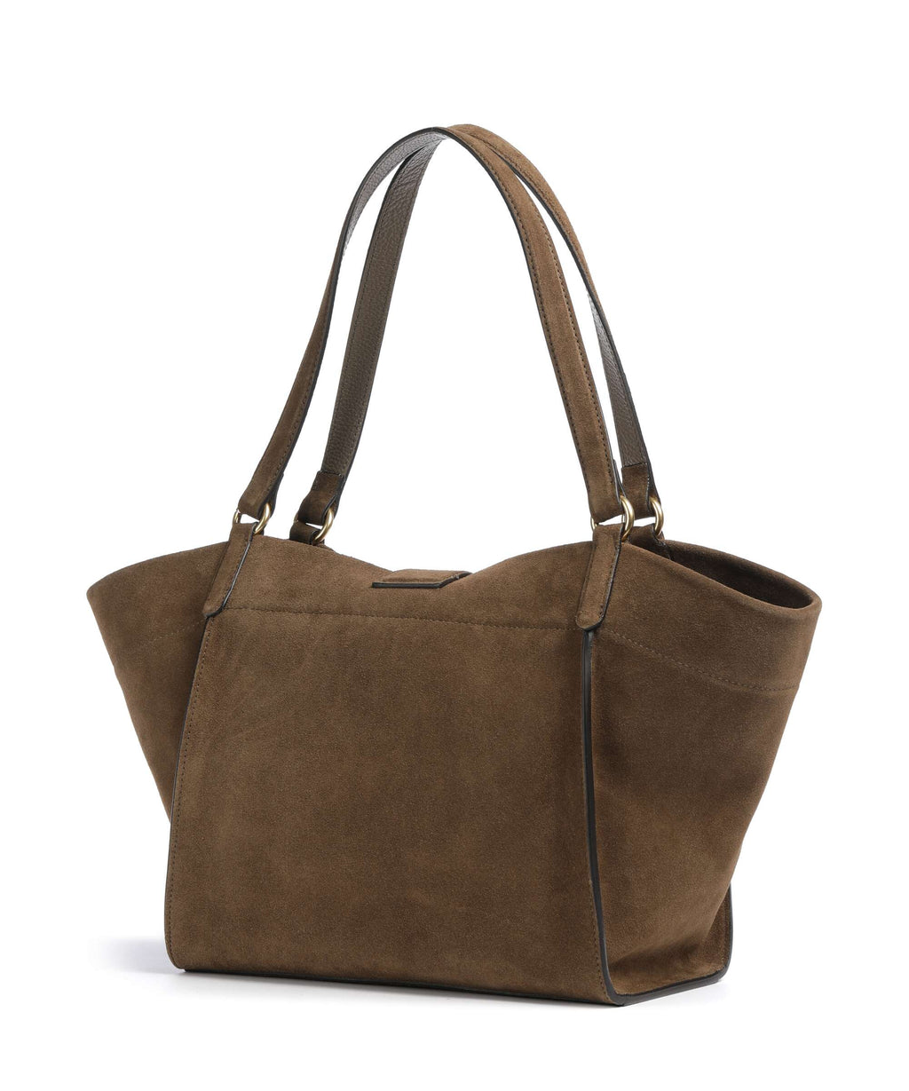 Abro Suede Temi Tote bag khaki