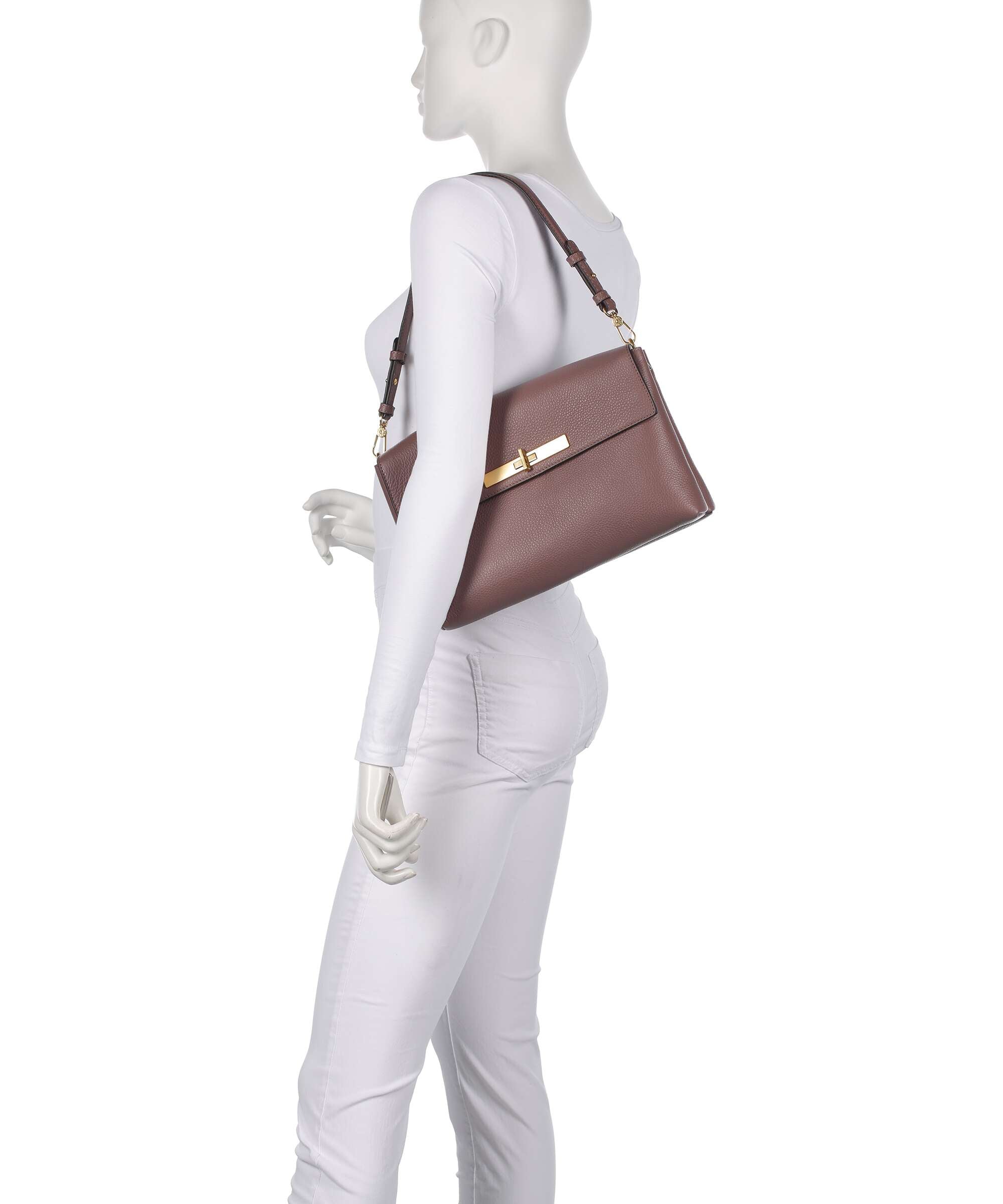 Abro Agave Twist Shoulder bag rosewood