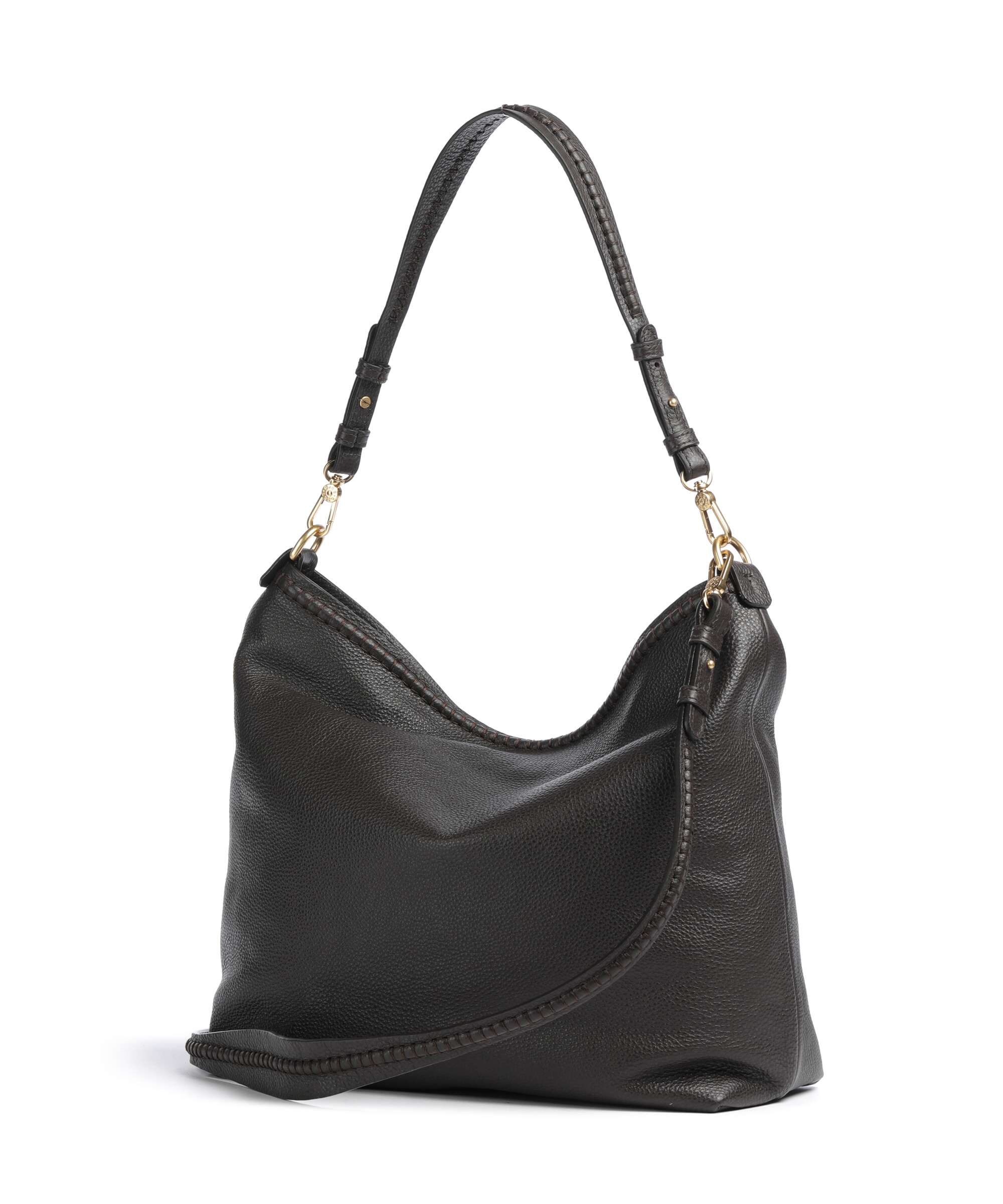 Abro Agave Signature Hobo bag dark brown