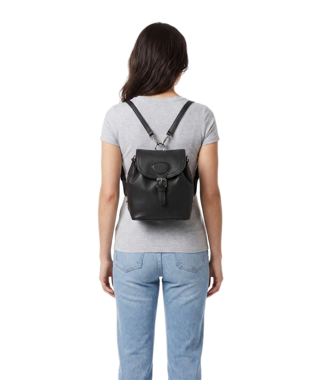 Abro Agave Daily Small Backpack bag black/nickel