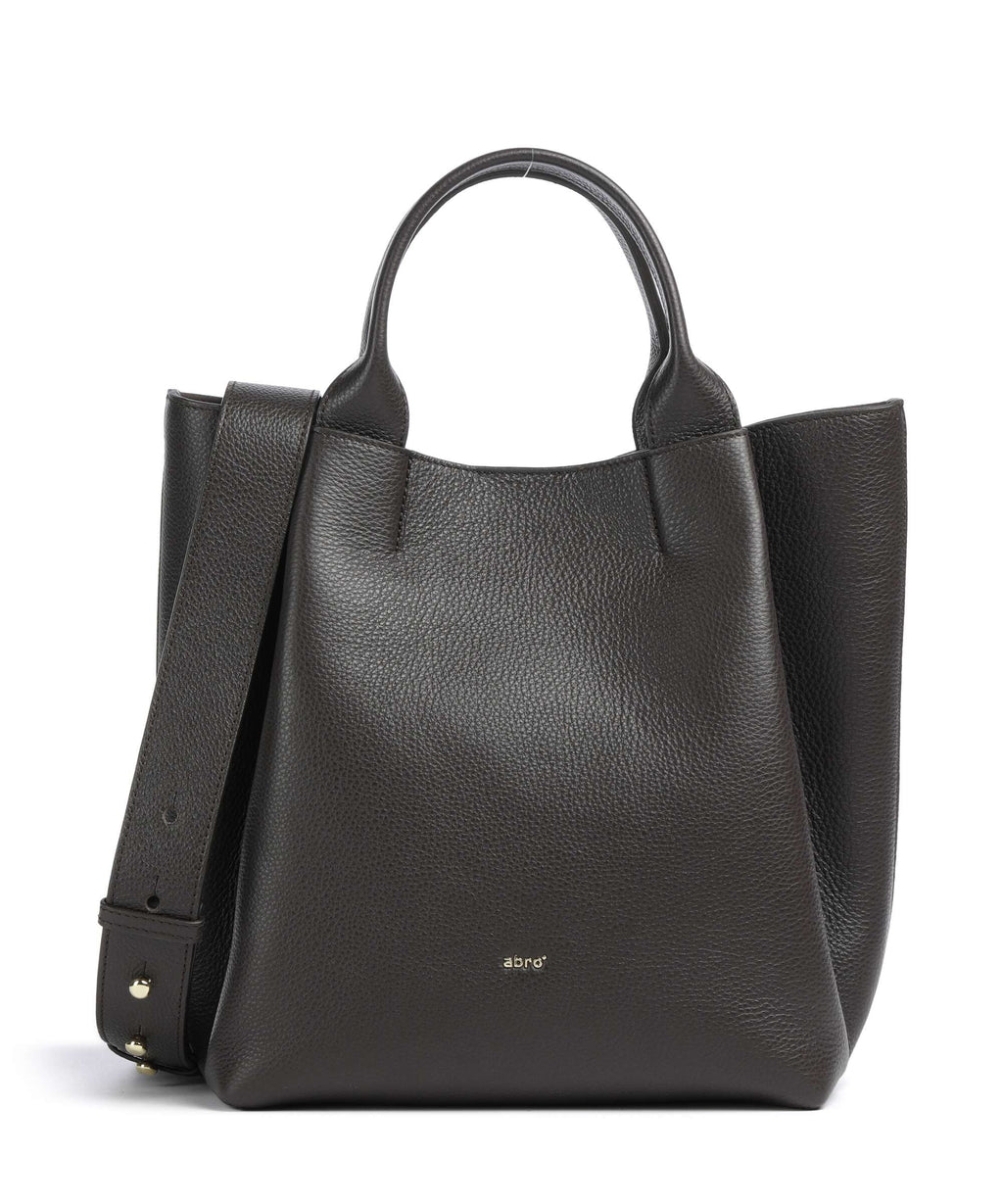 Abro Agave Essential Medium Handbag dark brown