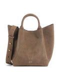 Abro Suede Essential Small Handbag khaki