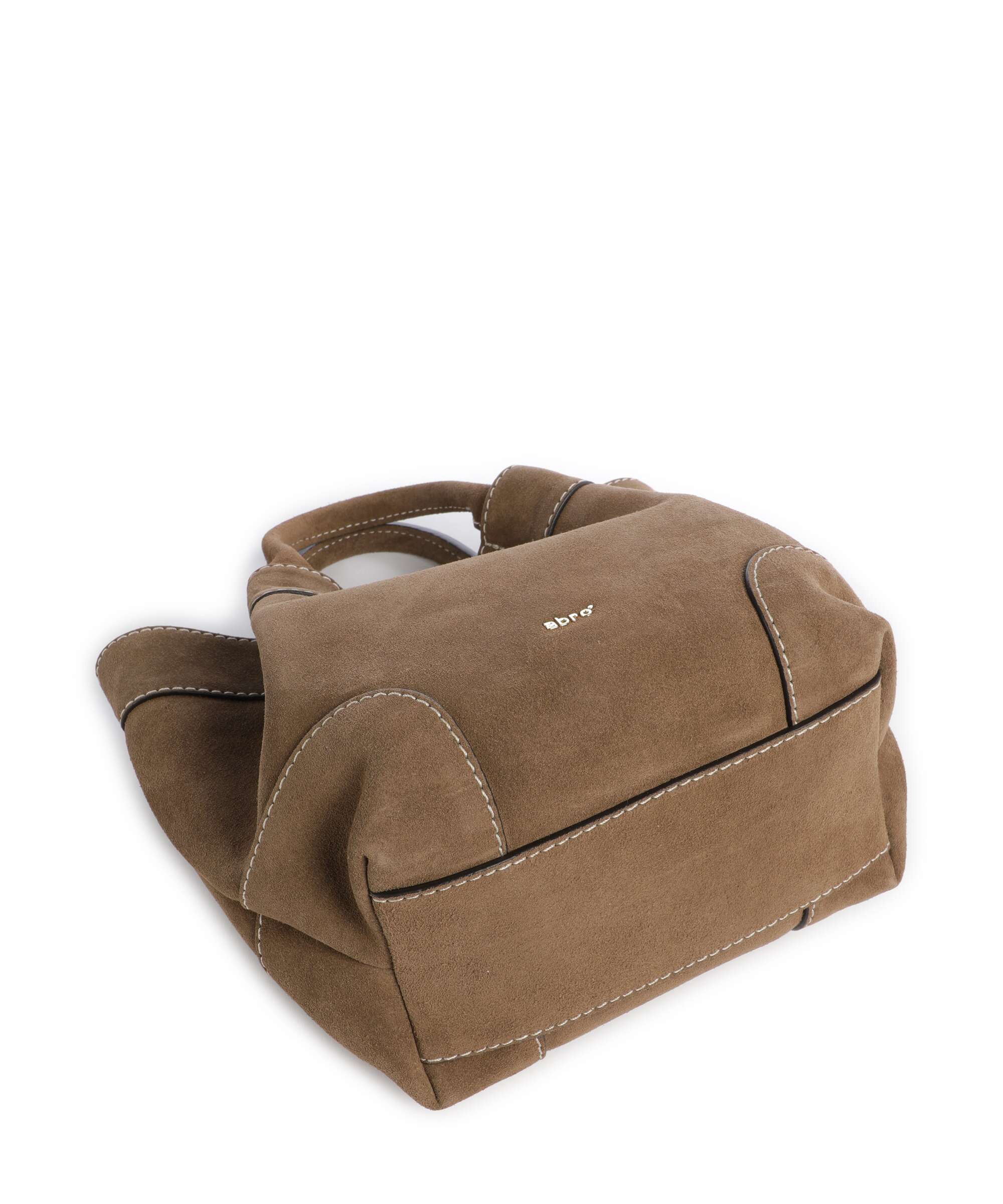 Abro Suede Essential Small Handbag khaki