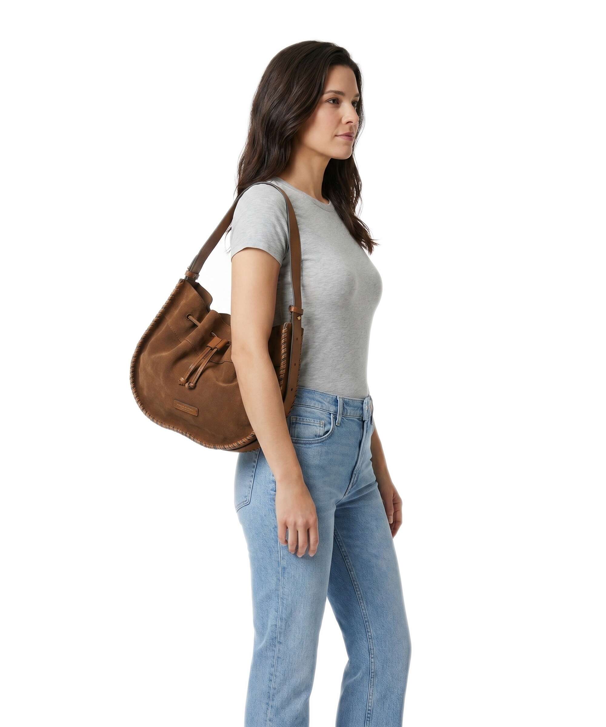 Marc O'Polo Aadina Hobo bag burnt tobacco