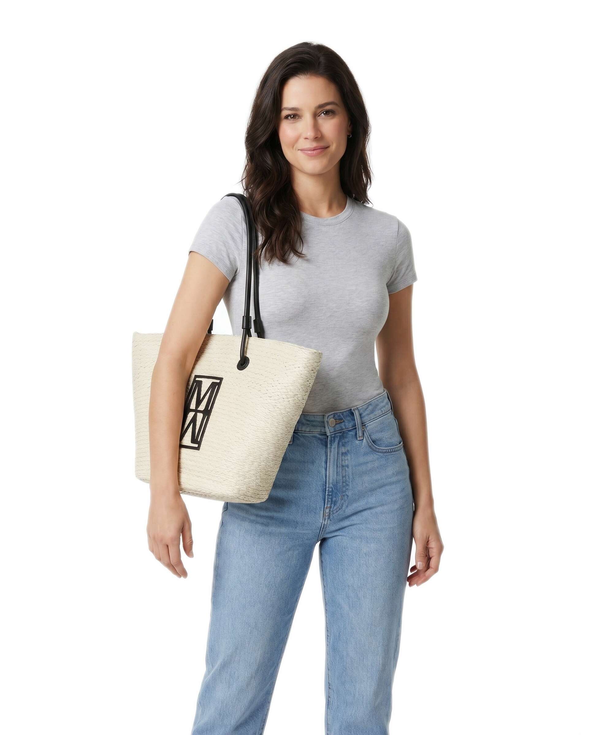 Marc O'Polo Jana Tote bag light raffia