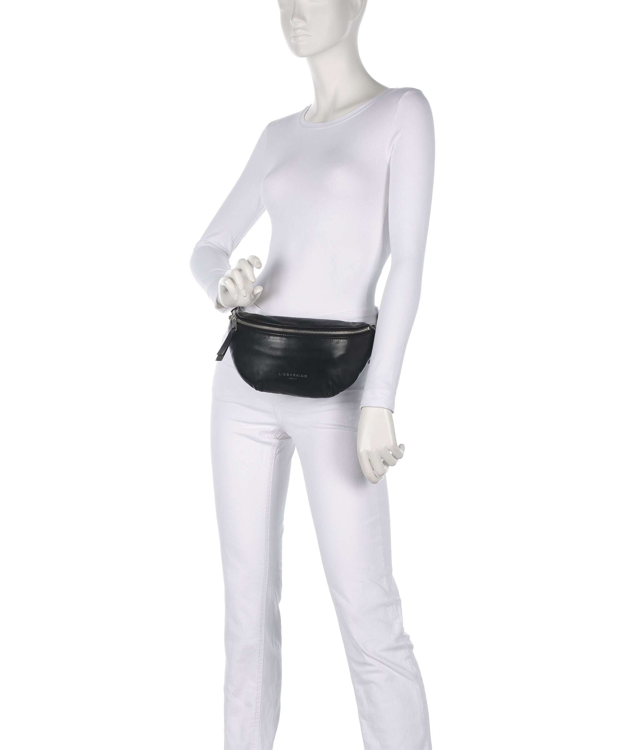 Liebeskind Tavia Sheep Natural Belt bag black