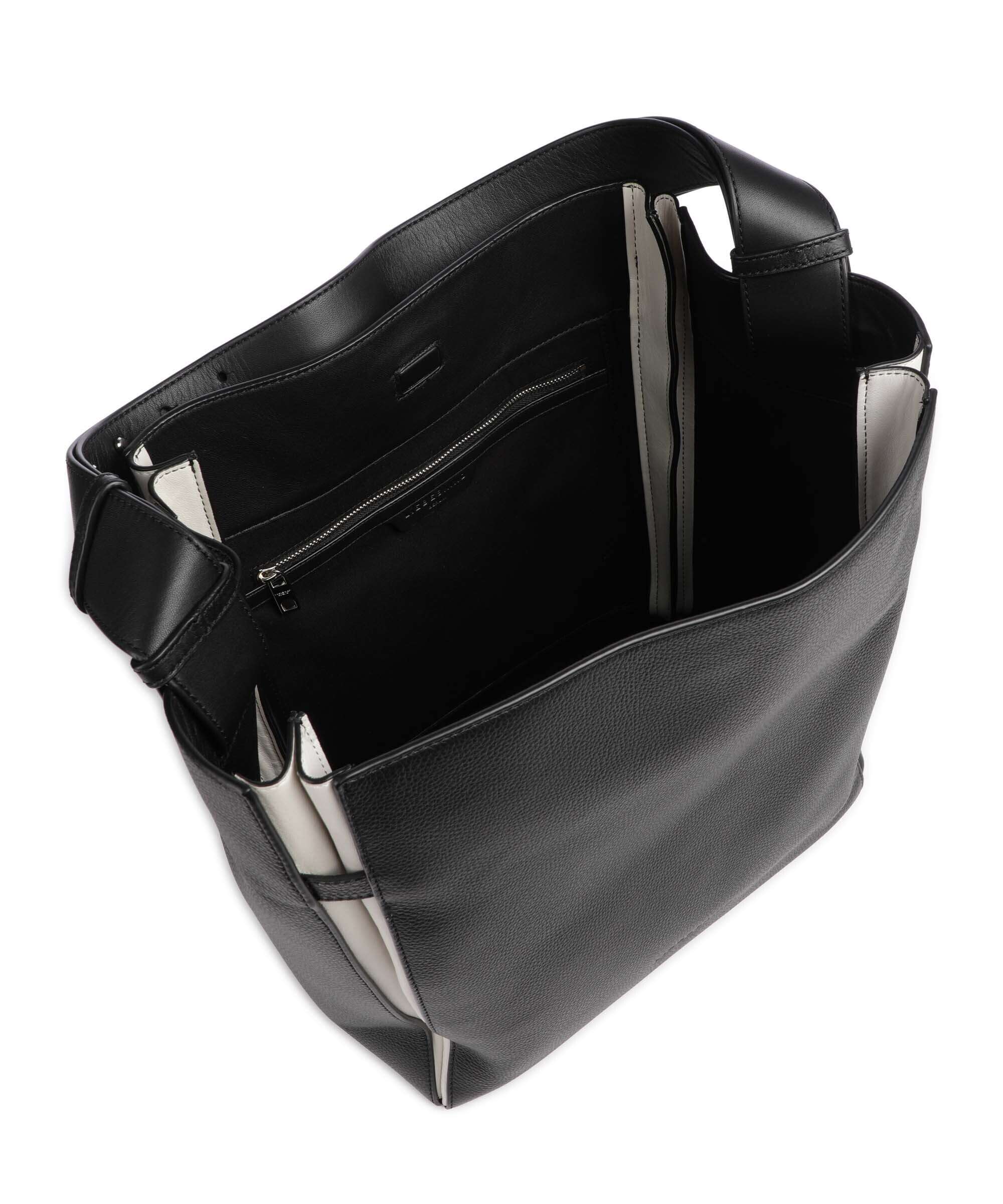 Liebeskind Hilla Small Pebble L Hobo bag black