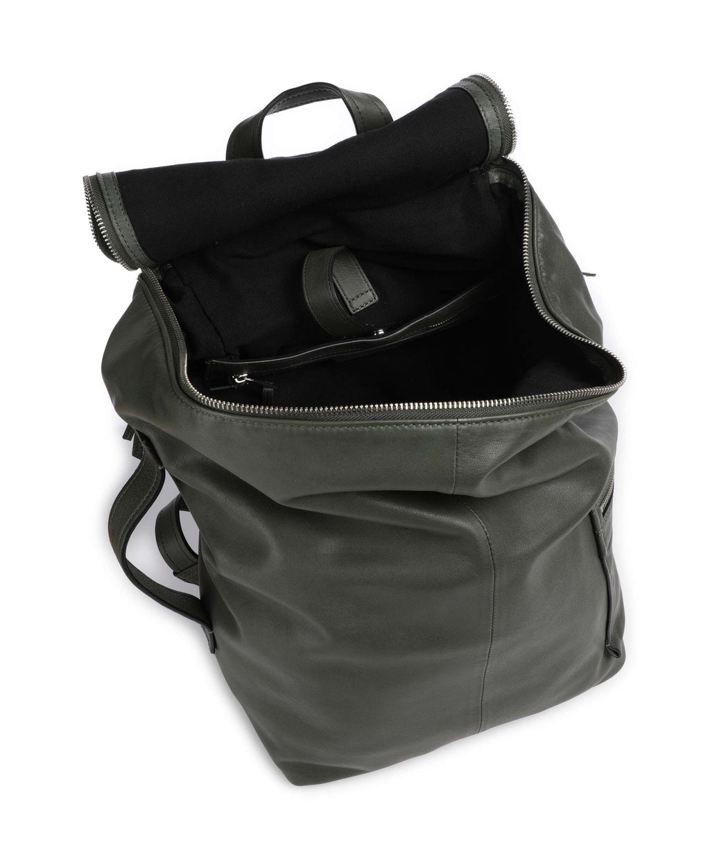 Liebeskind Hera Sheep Natural L Backpack cypress green
