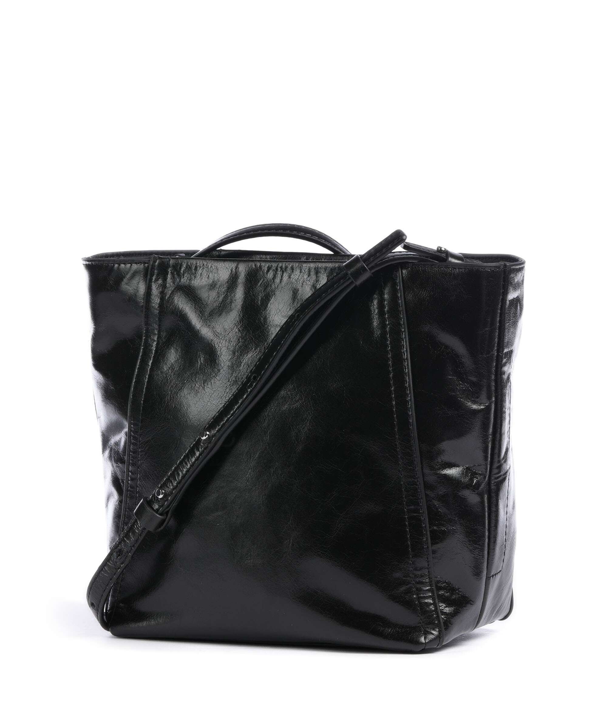 Liebeskind Chudy Paper Touch Crinkle S Crossbody bag black