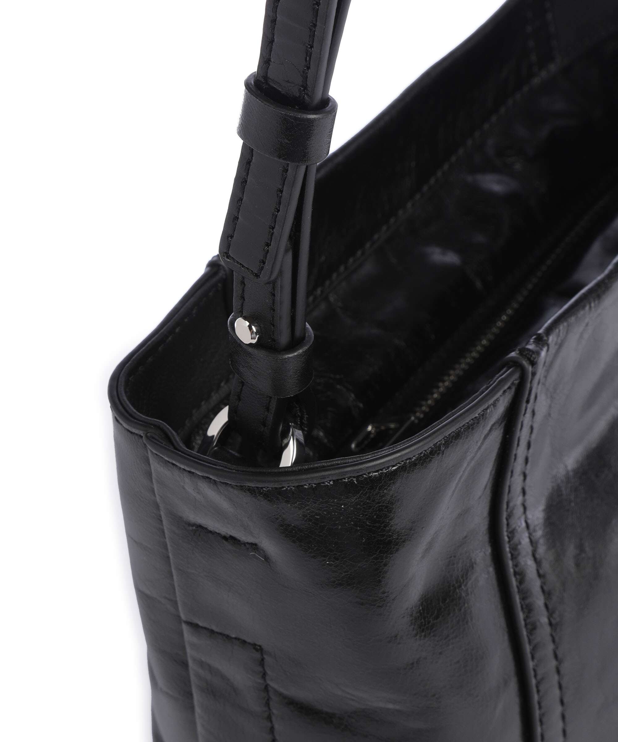 Liebeskind Chudy Paper Touch Crinkle S Crossbody bag black