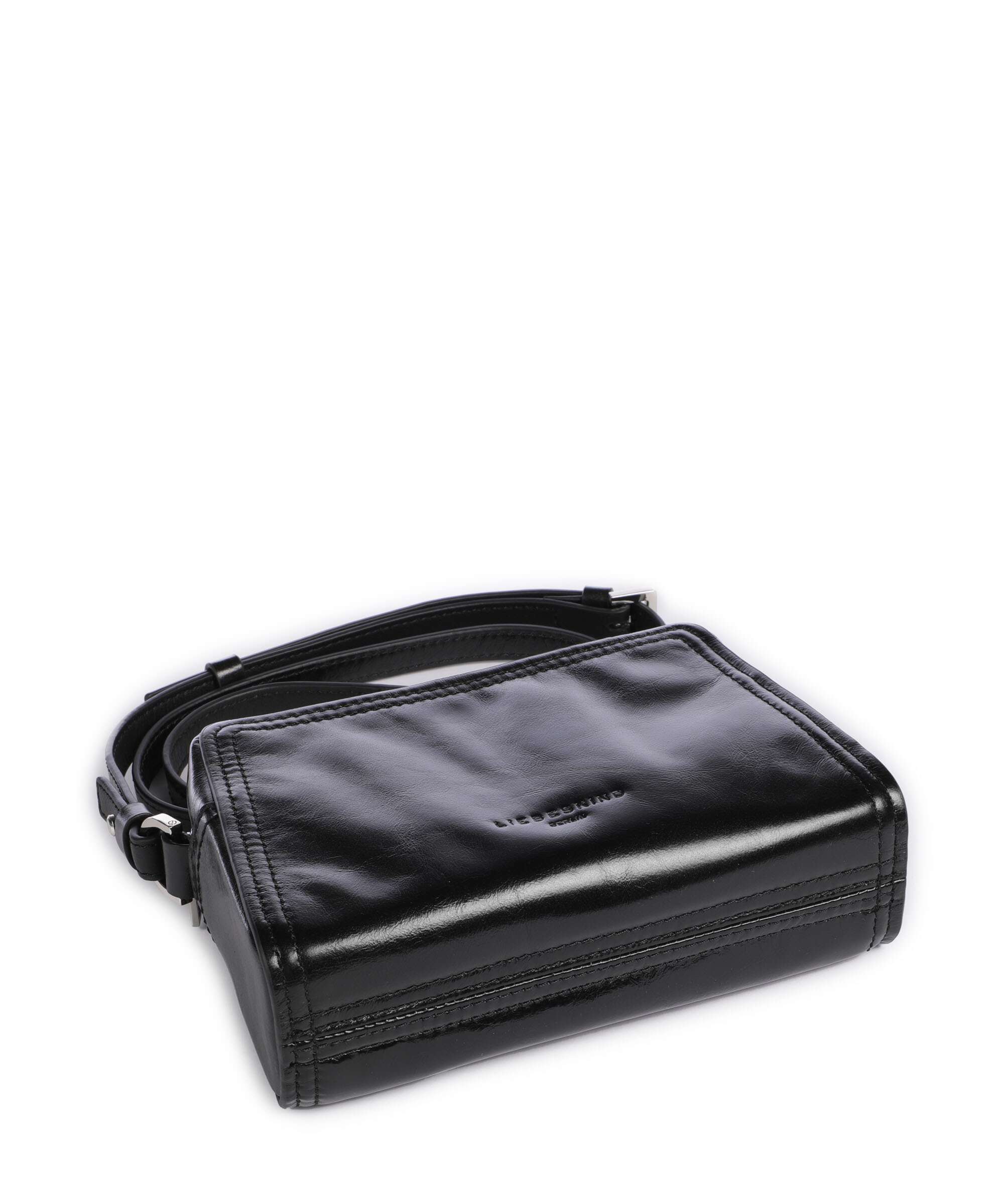 Liebeskind Chudy Paper Touch Crinkle S Crossbody bag black