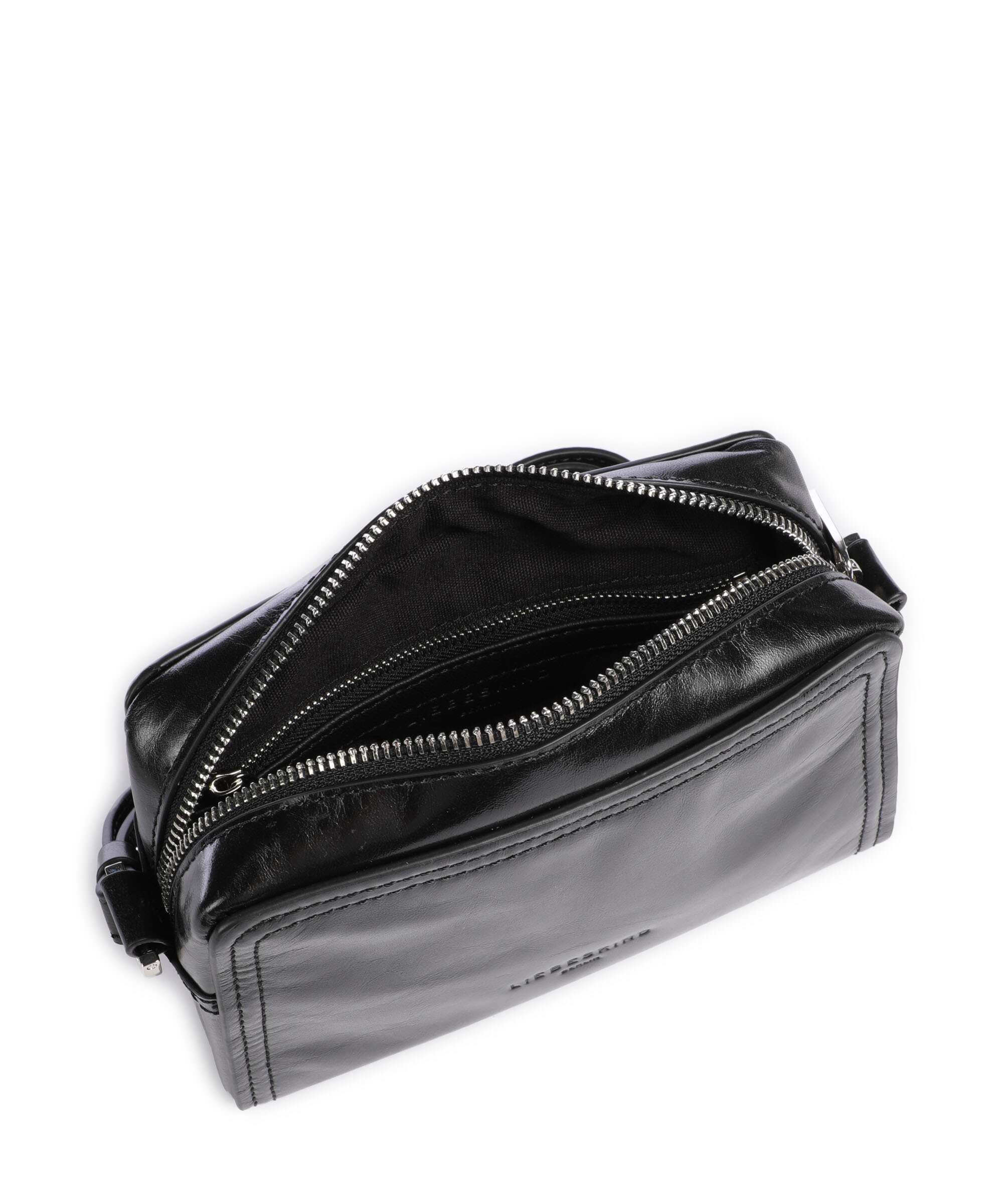 Liebeskind Chudy Paper Touch Crinkle S Crossbody bag black