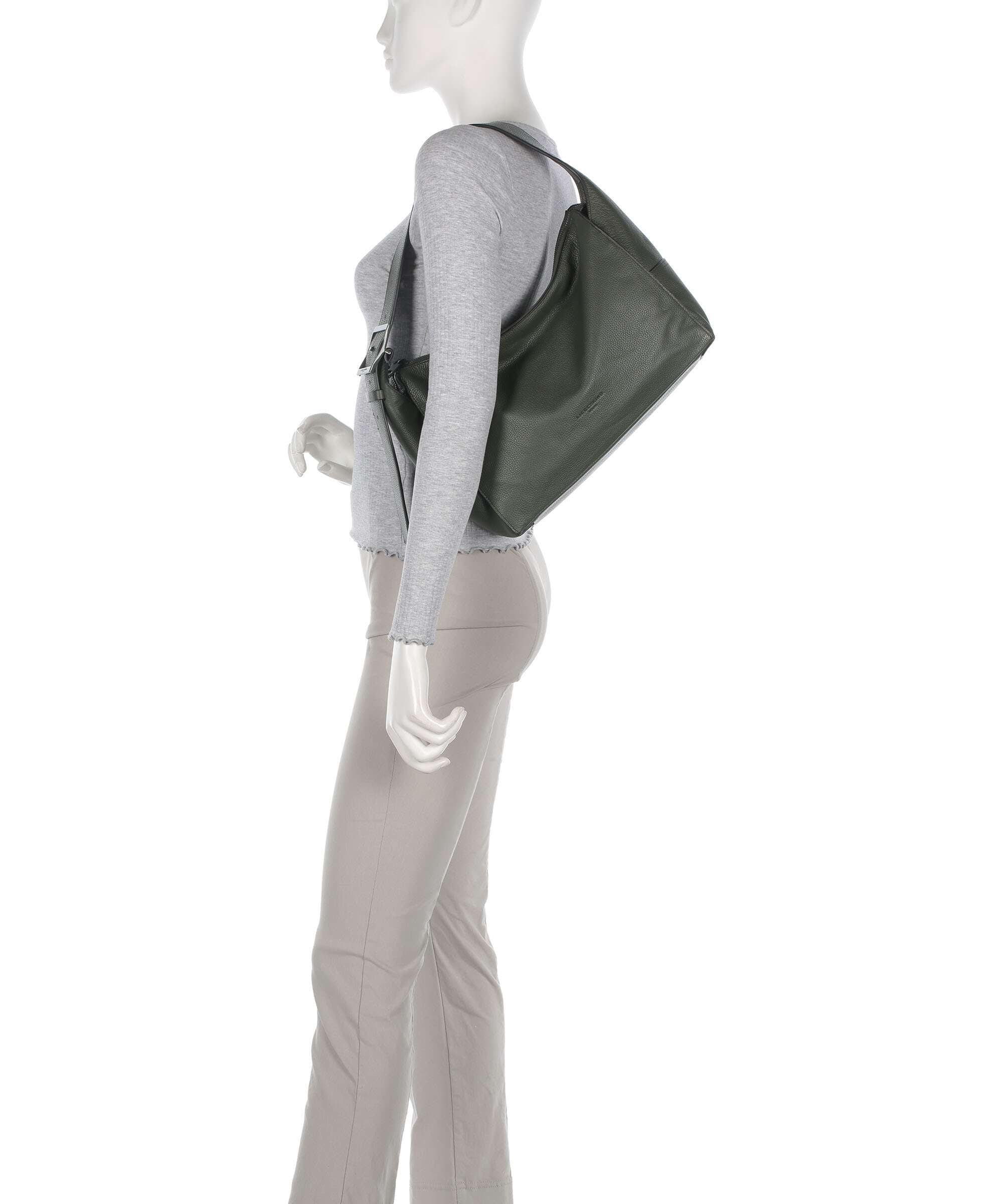 Liebeskind Lou Small Pebble M Hobo bag cypress green