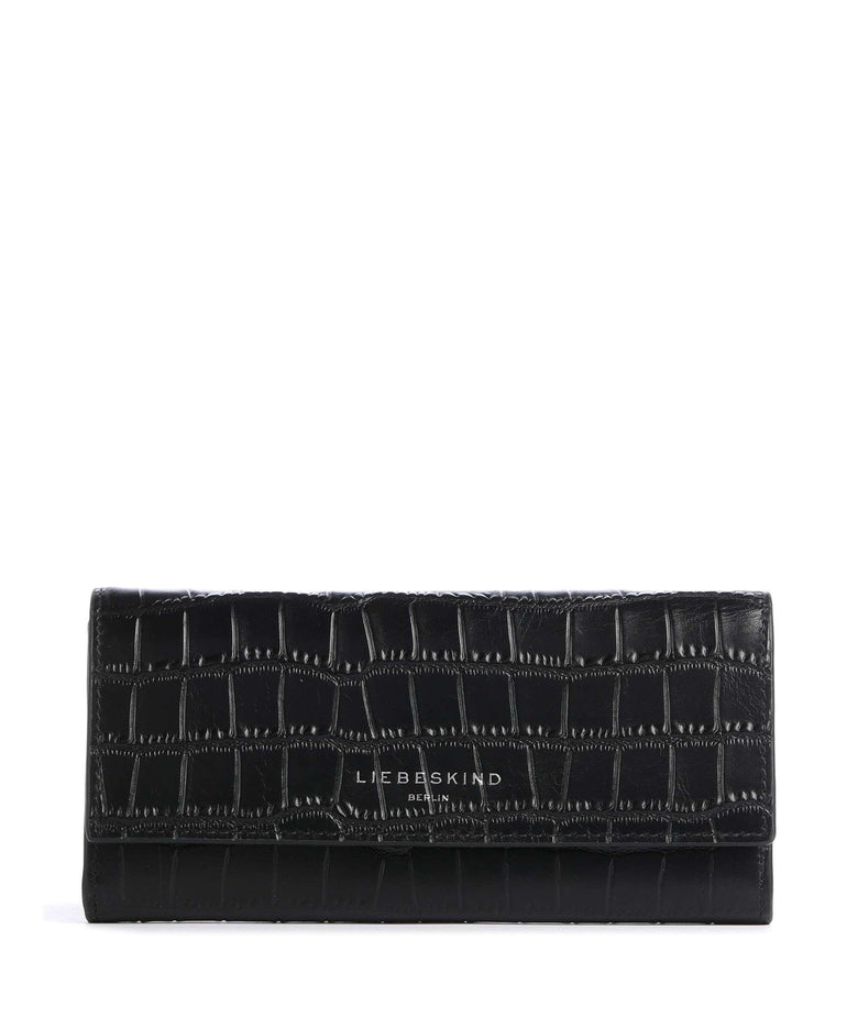 Liebeskind Lora Valentina Croco Wallet black