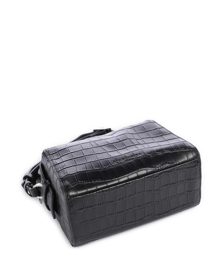 Liebeskind Lou 2 New Croco S Crossbody bag black